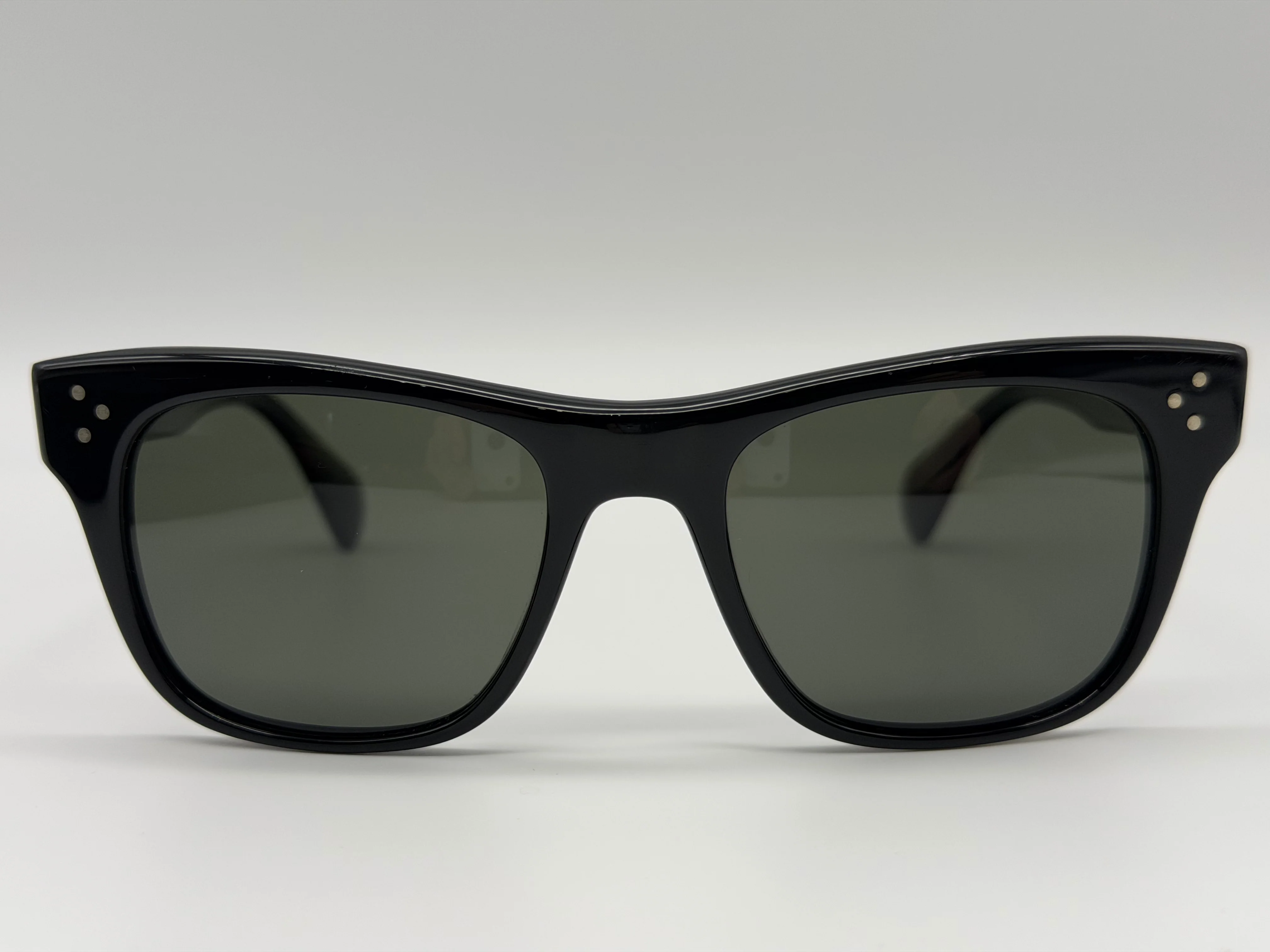 Oliver Peoples Jack Huston 52mm Black / Midnight Express Polarized VFX Glass Lenses OV 5302 1005P1 Italy Preowned - Image 3