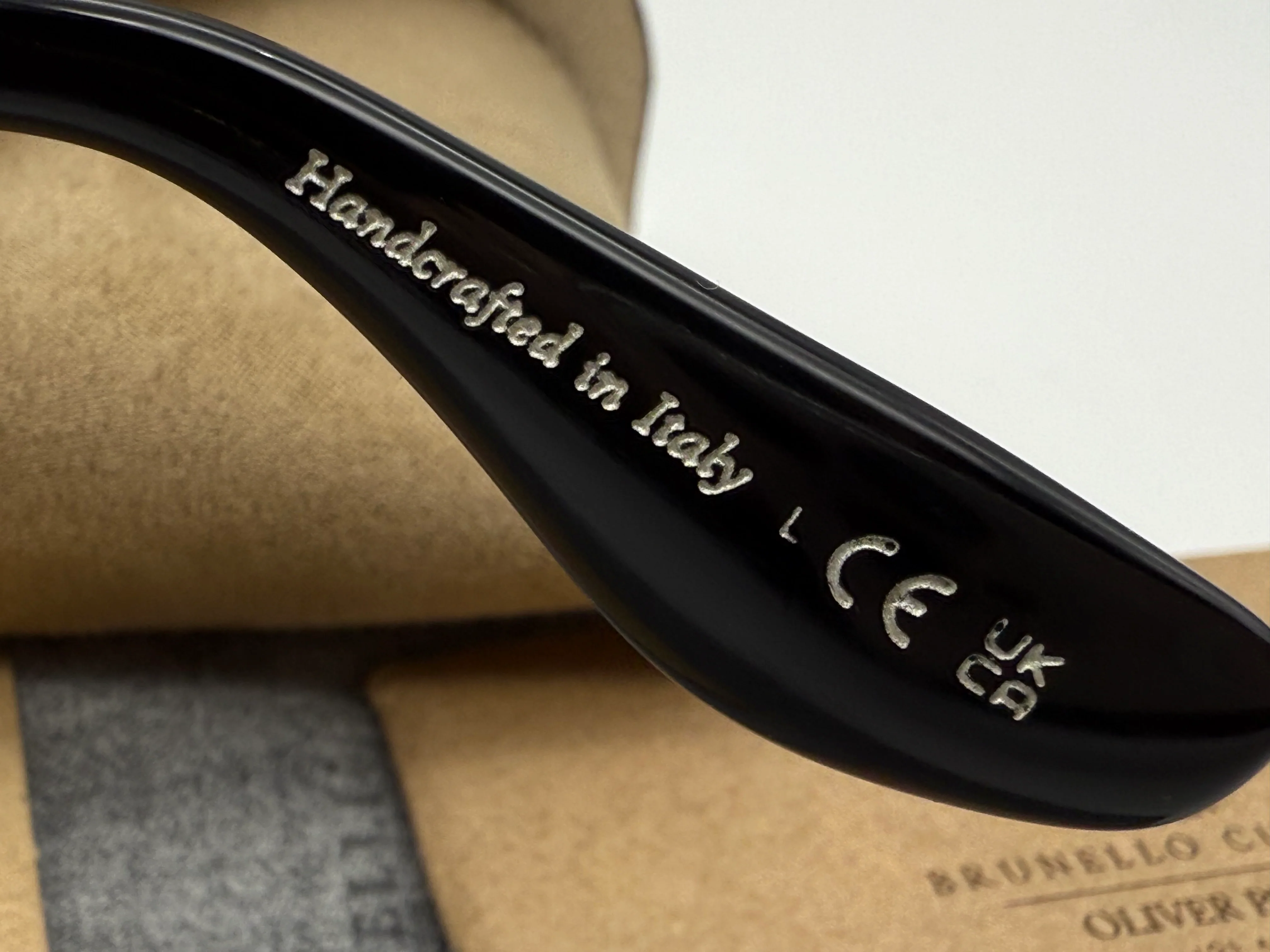 Oliver Peoples Jep R 49mm Blue Light Blocking / Black Brunello Cucinelli OV 5485 1005 Italy NEW - Image 8