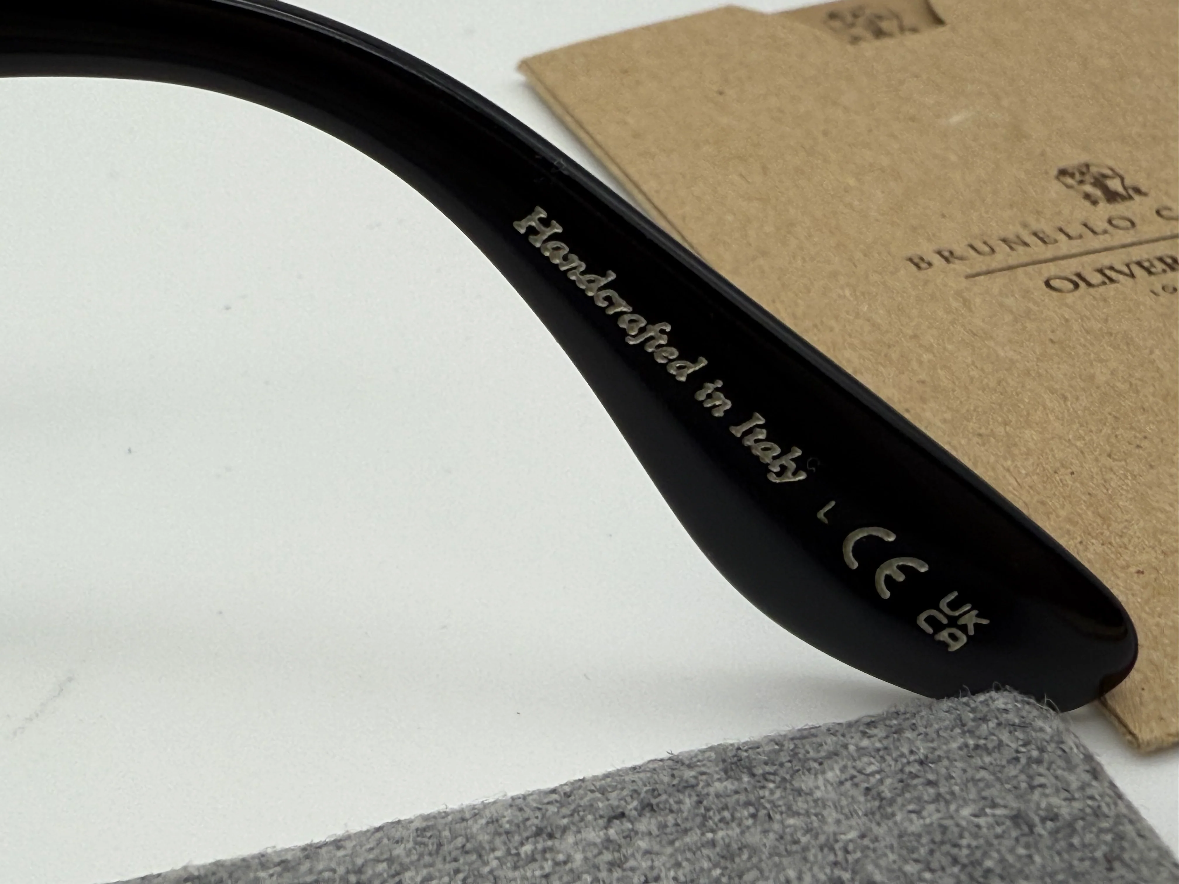 Oliver Peoples Jep R 49mm CUSTOM Persimmon / Black Brunello Cucinelli OV 5485 Italy NEW - Image 6