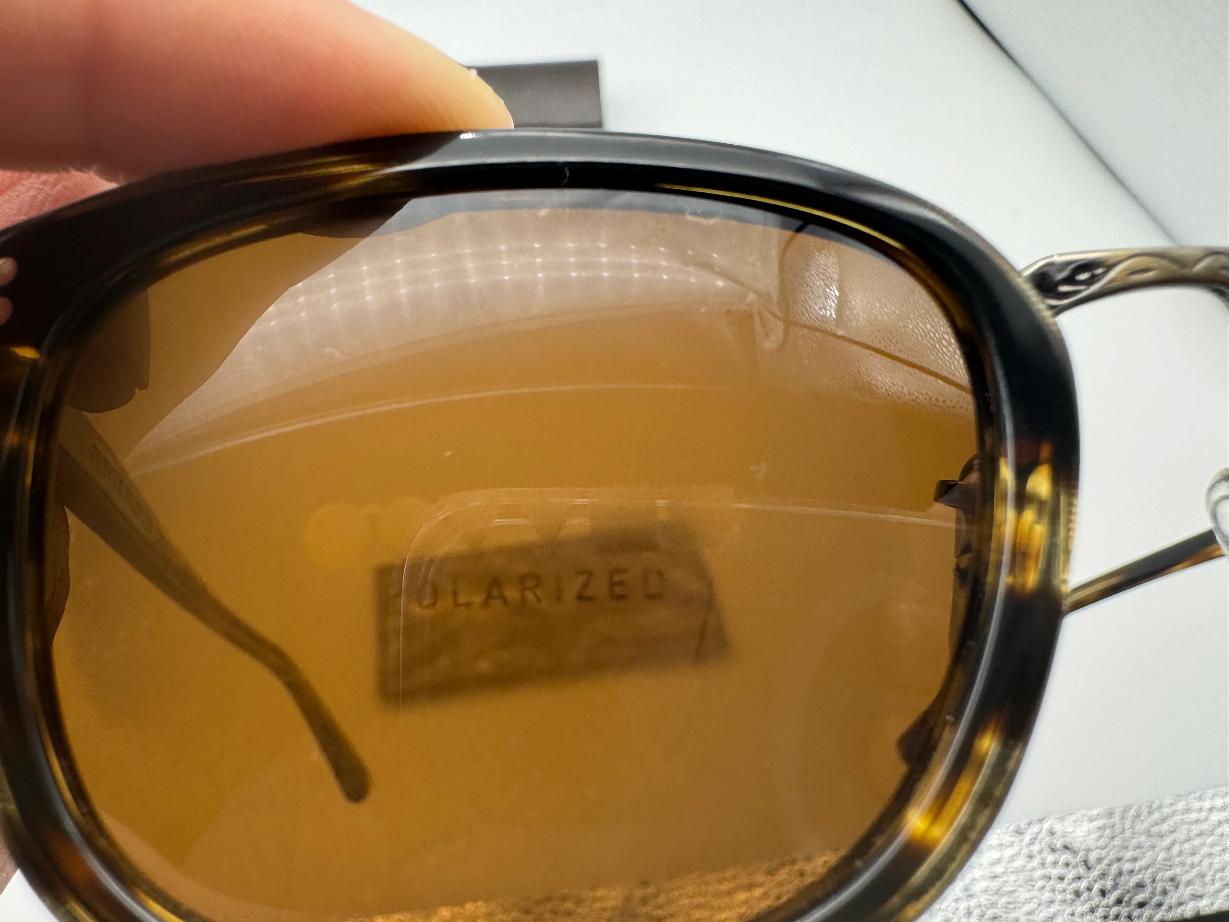 Oliver Peoples Kettner 52mm OV 5339 1003N9 Brown Polarized / Cocobolo NEW Open Box - Image 6