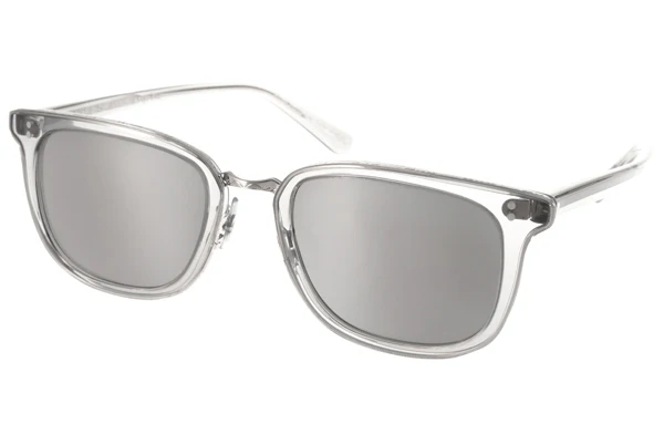 Oliver Peoples Kettner 52mm OV 5339 S Gray / Gray Goldtone Glass Lens 113239 Preowned - Image 2