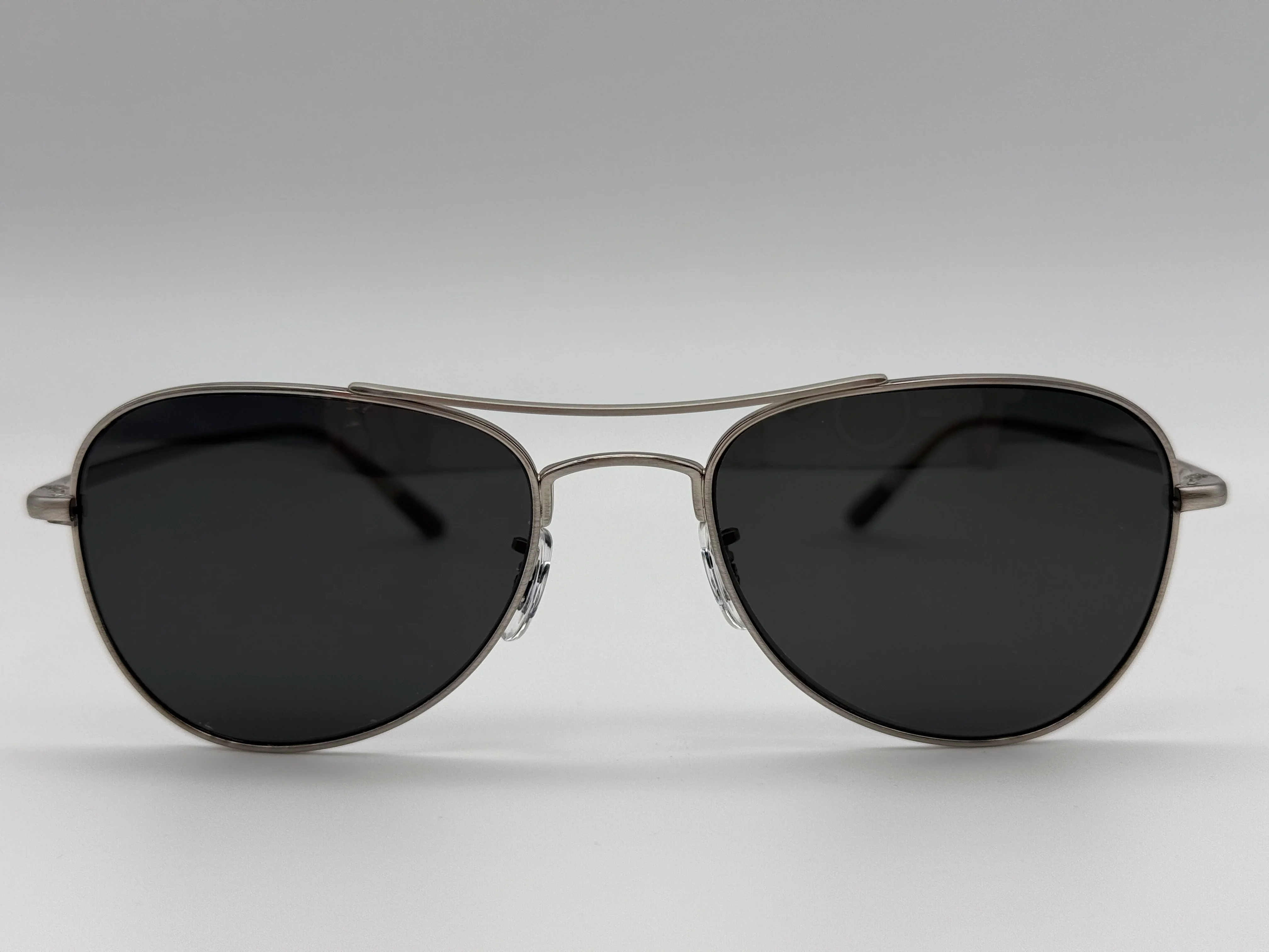Oliver Peoples Kincaid 51mm VFX Polarized OV 1117 T brushed silver / Gray Lens titanium Japan Preowned - Image 2