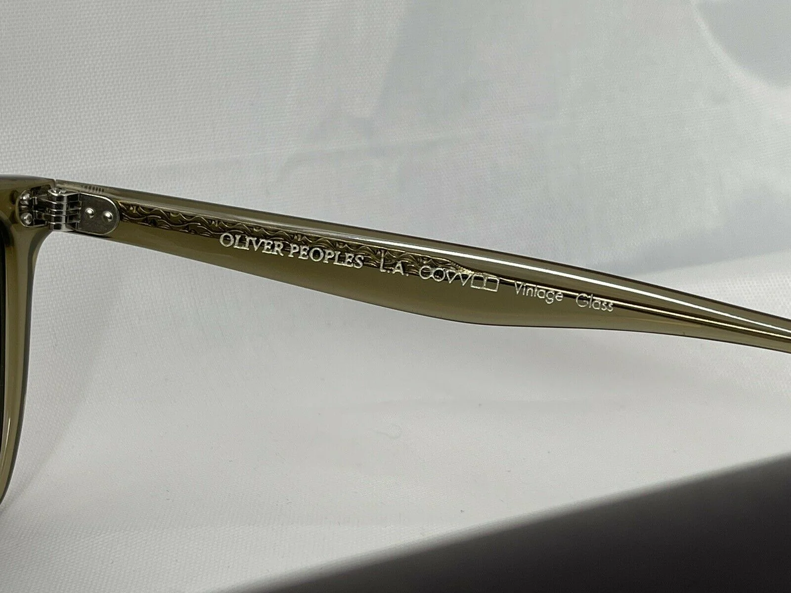 OLIVER PEOPLES LACHMAN SUN Dusty Olive / Grey Goldstone Sunglasses 50mm NEW - Image 6