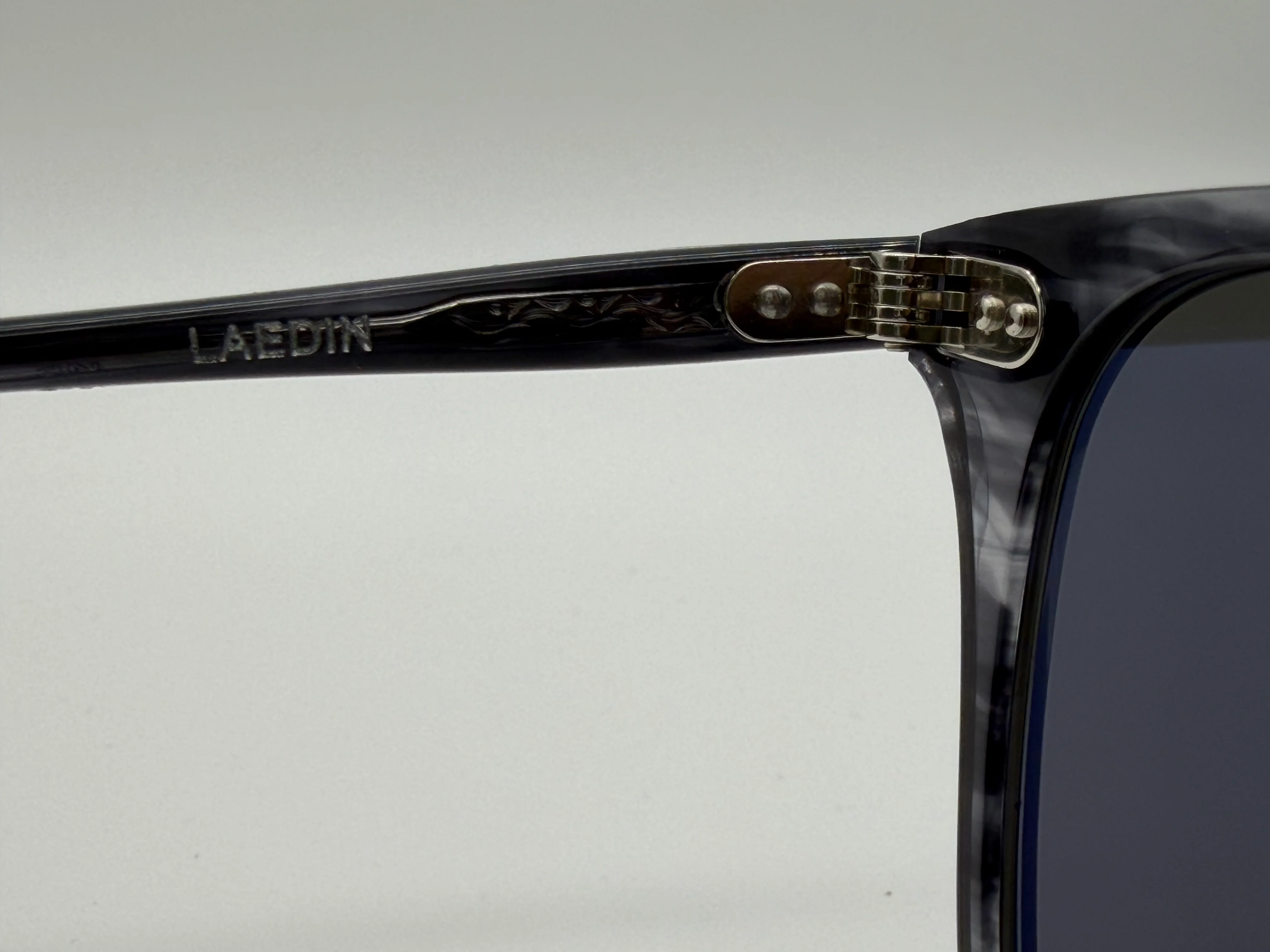 Oliver Peoples Laedin 52mm Drivers Blue Acetate / Carbon Gray Crystal OV 5614 Japan Missing box - Image 9