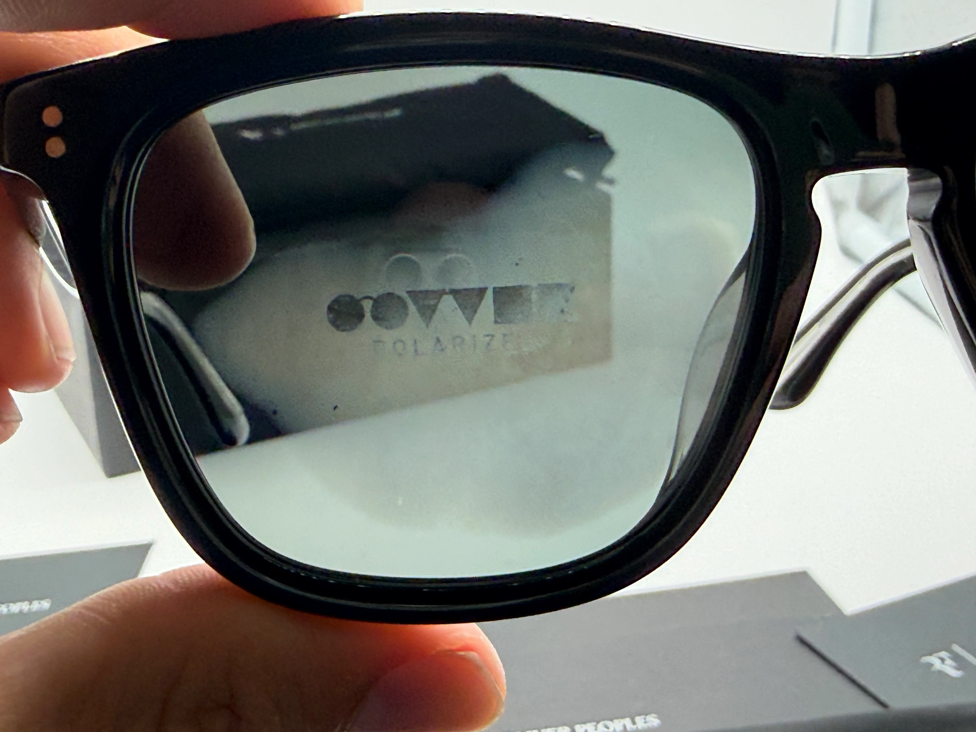 Oliver Peoples Lynes Sun 55mm Black / Midnight Express Polarized OV 5449 SU 1005P2 Italy Open Box - Image 10