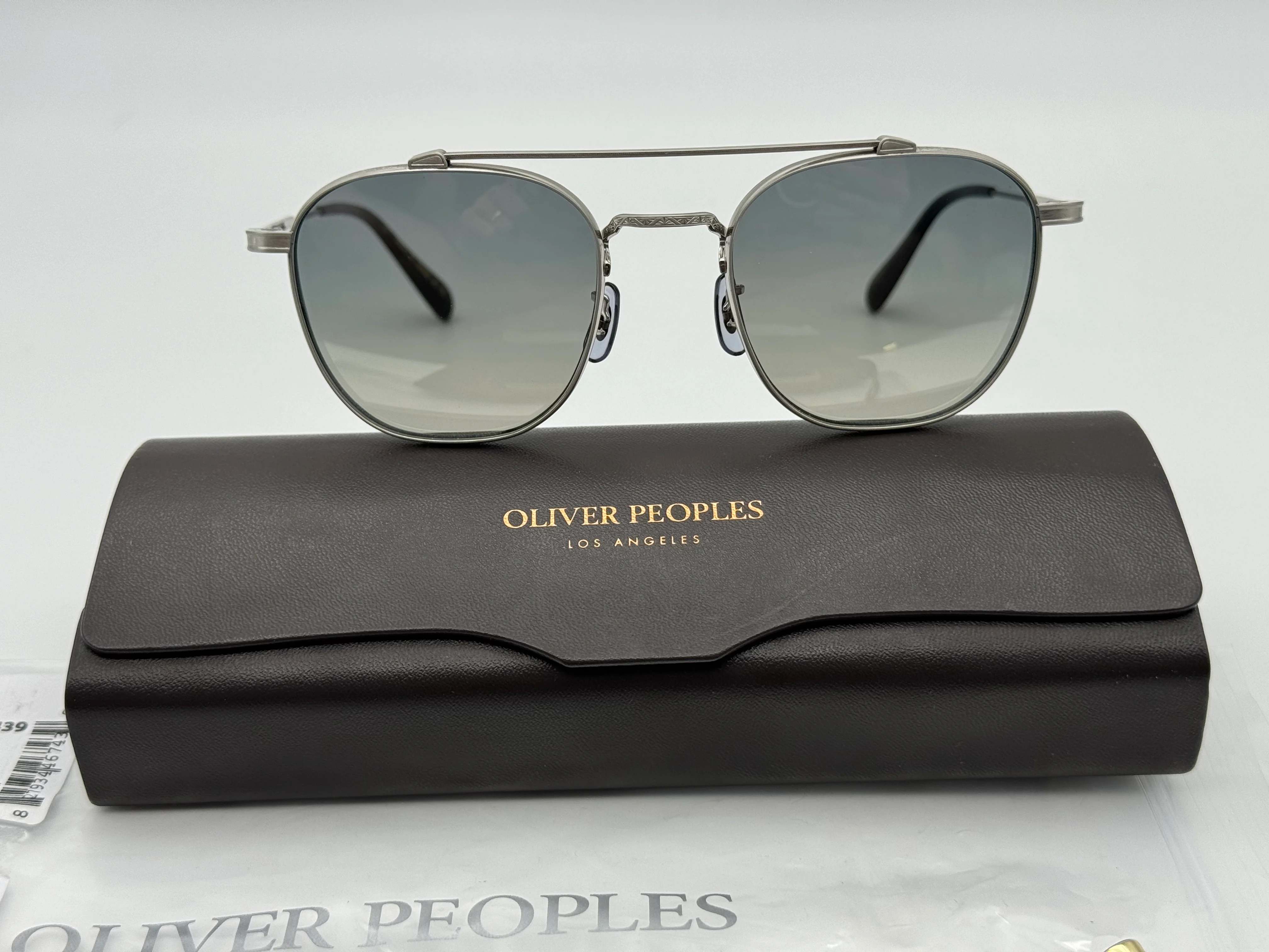 Oliver Peoples Mandeville 49mm Double Bridge Titanium OV1294ST Made In Japan NEW - Image 5