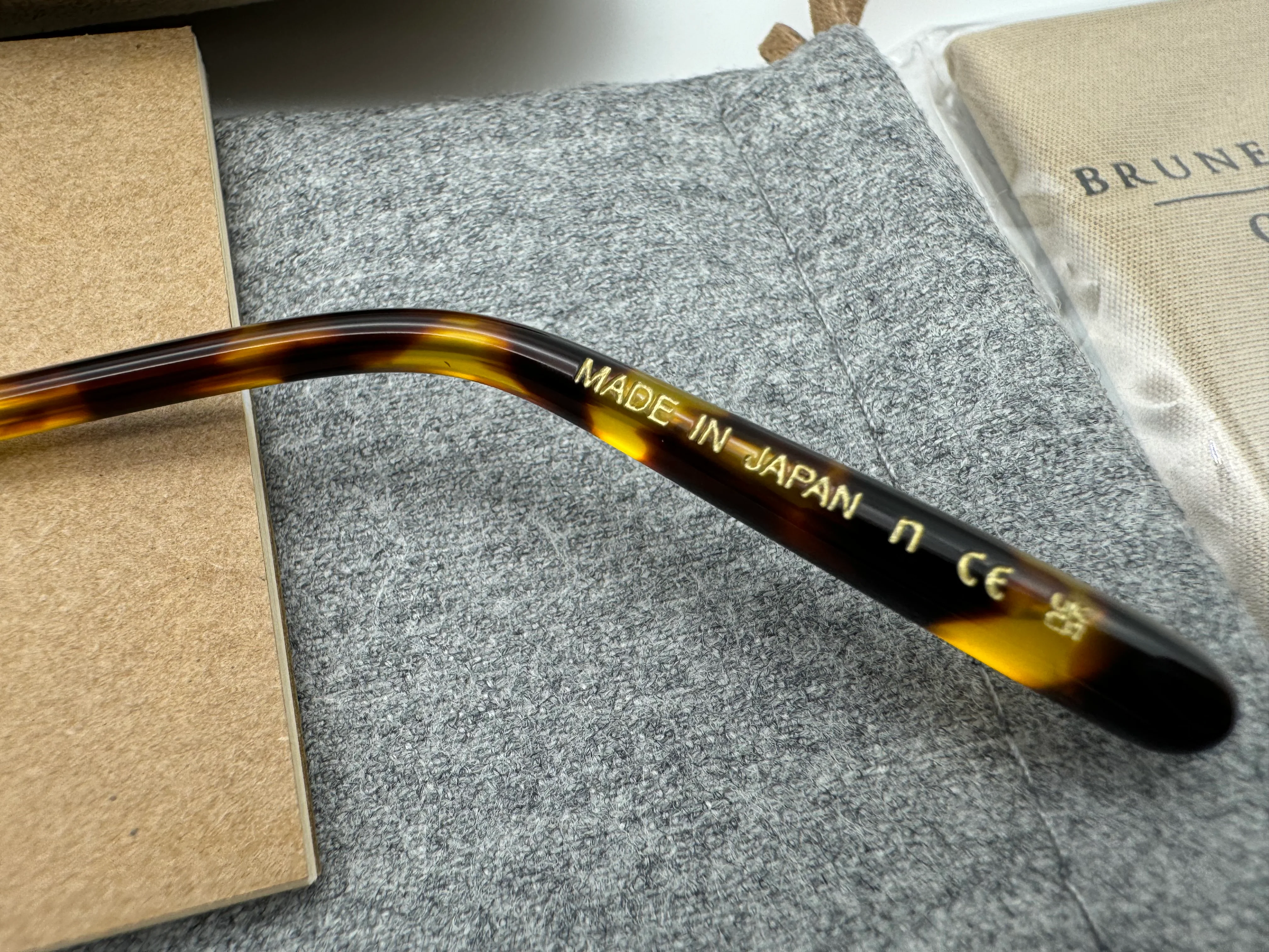 Oliver Peoples Marsan 55mm Brunello Cucinelli OV 1322 ST 525232 Titanium Brushed Gold / Shale Gradient Japan NEW - Image 9