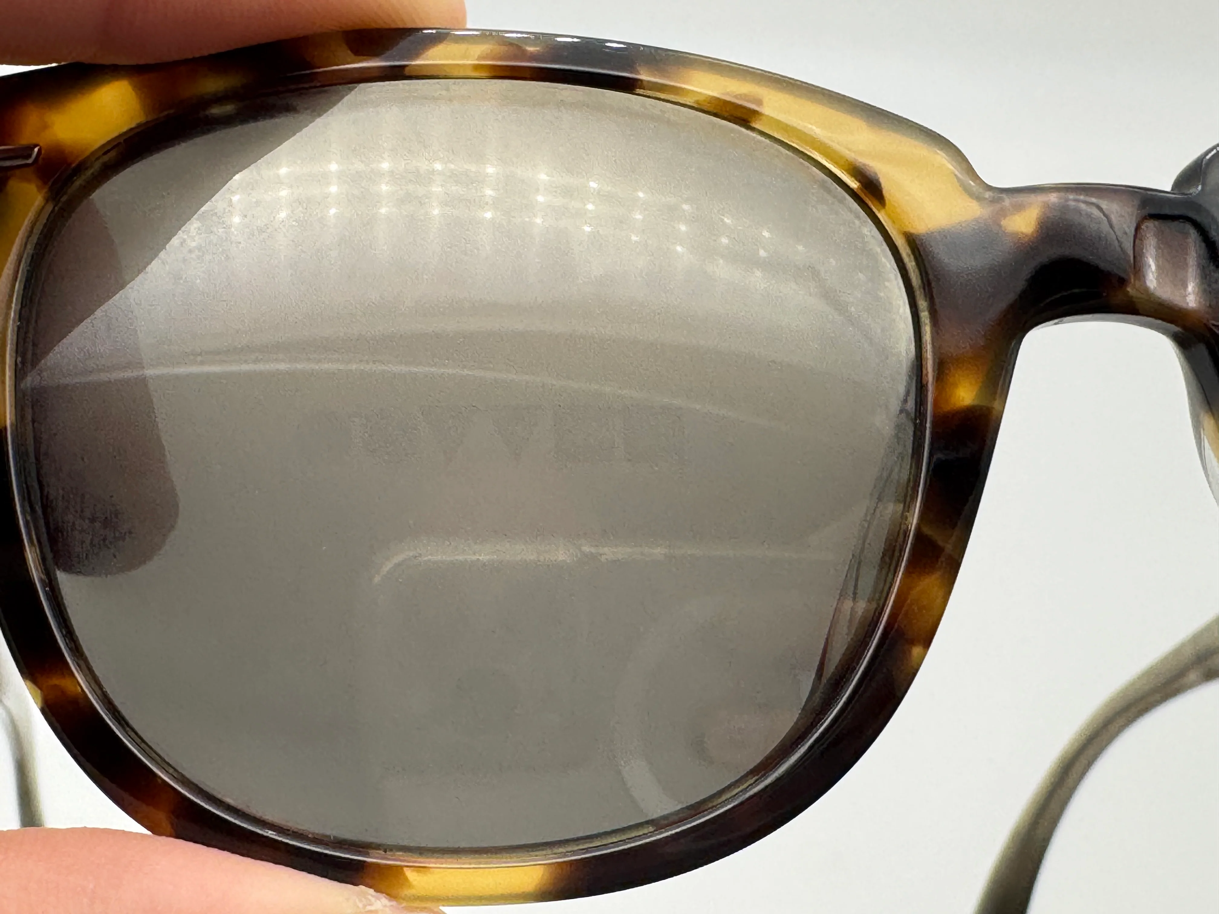 Oliver Peoples Masek 51mm OV 5301SU 158239 Tortoise / Marble Silver Mirror Preowned - Image 5