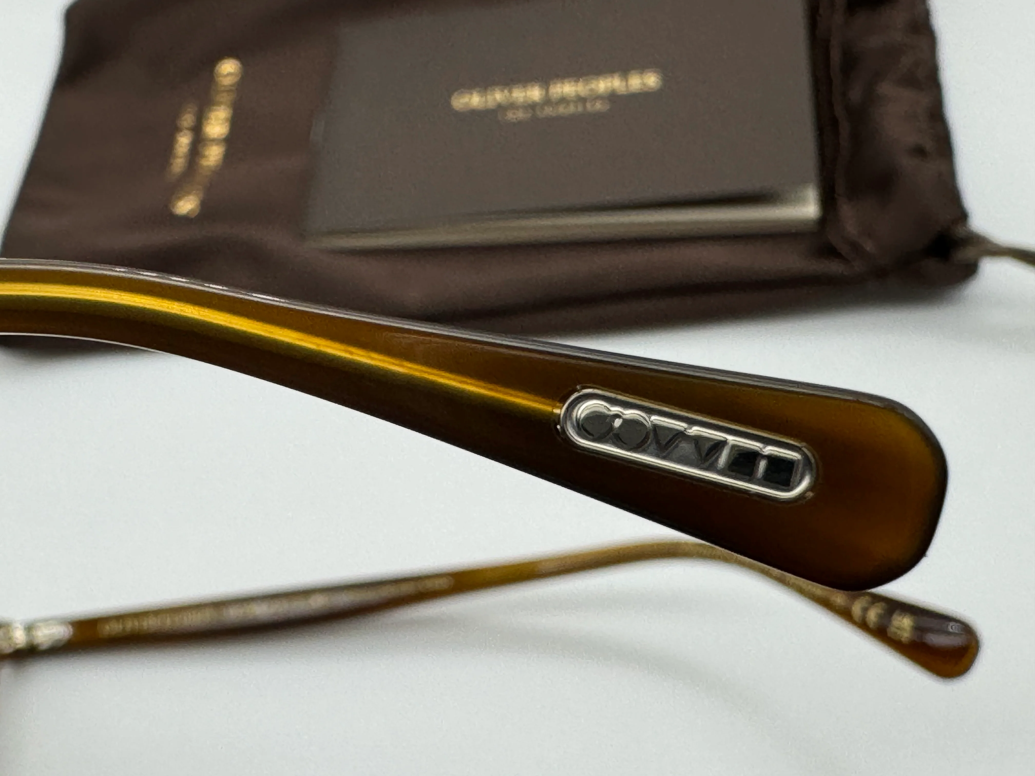 Oliver Peoples OP-13 Sun 47mm Sycamore / Indigo Photochromic 1753R8 OV 5504 Japan NEW - Image 9
