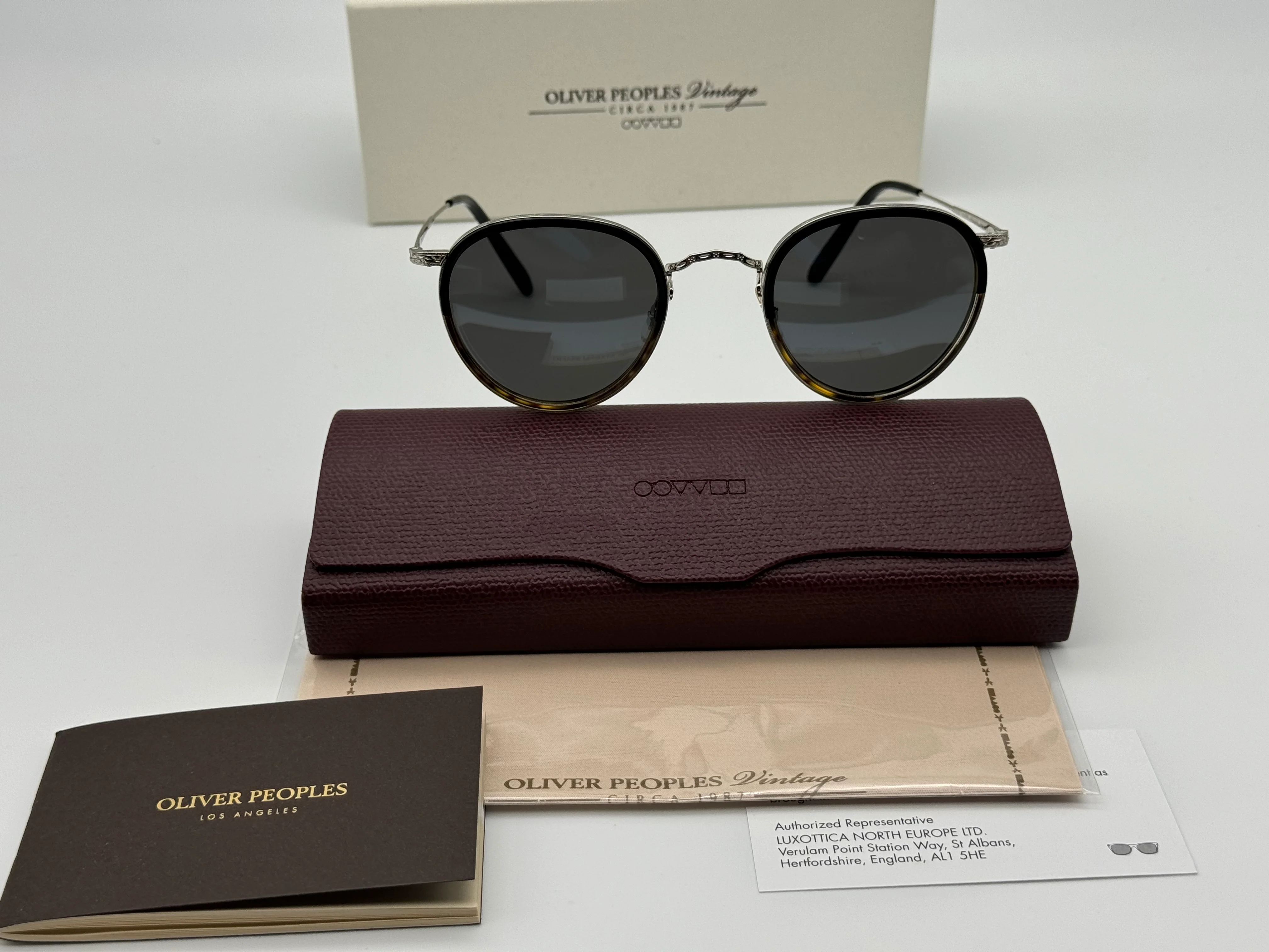 Oliver Peoples MP-2 48mm Black / 362 Gradient Silver / Carbon Gray 5036R5 NEW - Image 4