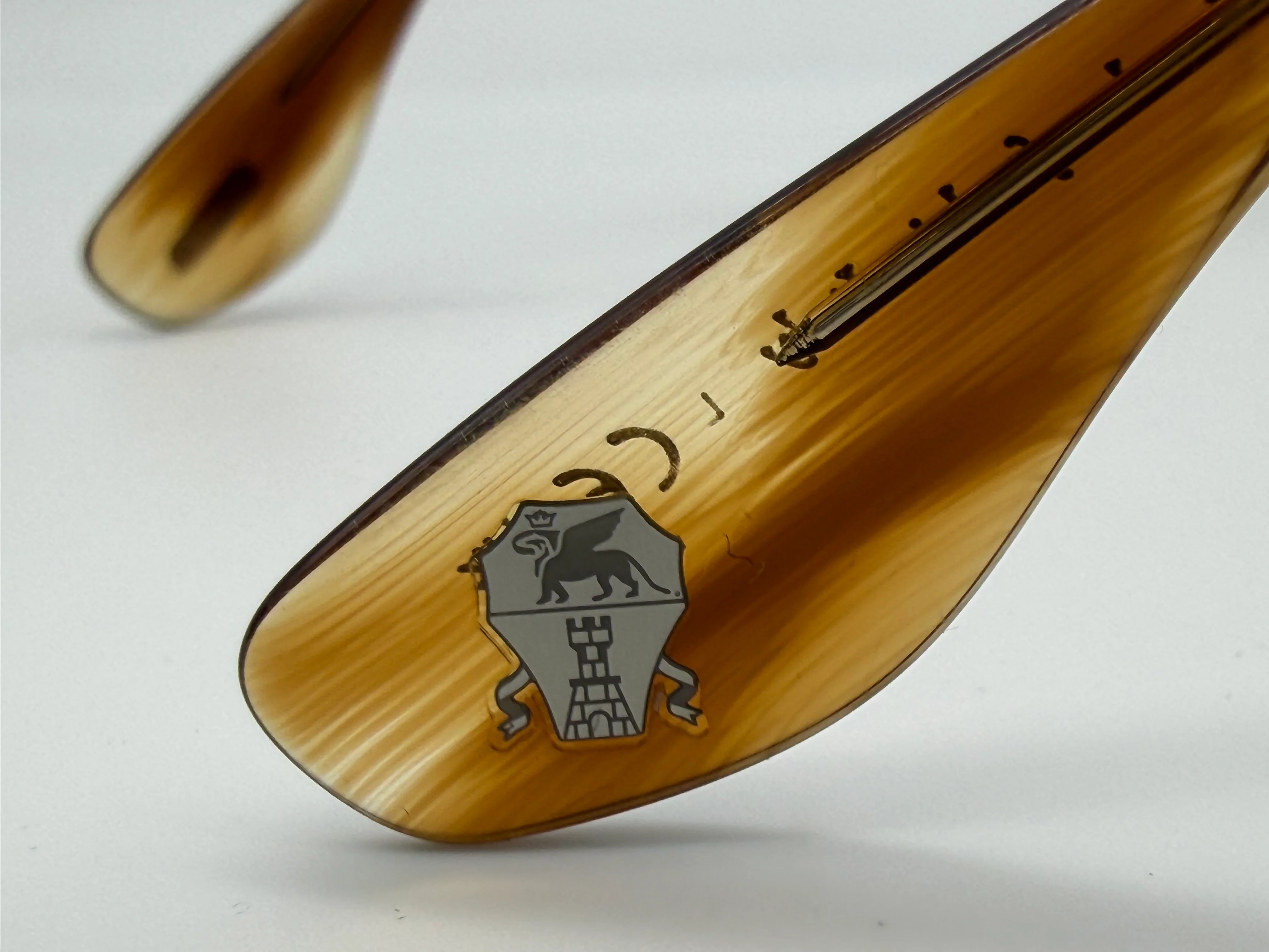 Oliver Peoples Mr. Brunello 50mm Honey VSB / Green CO V5497SU 167452 Italy Preowned - Image 10