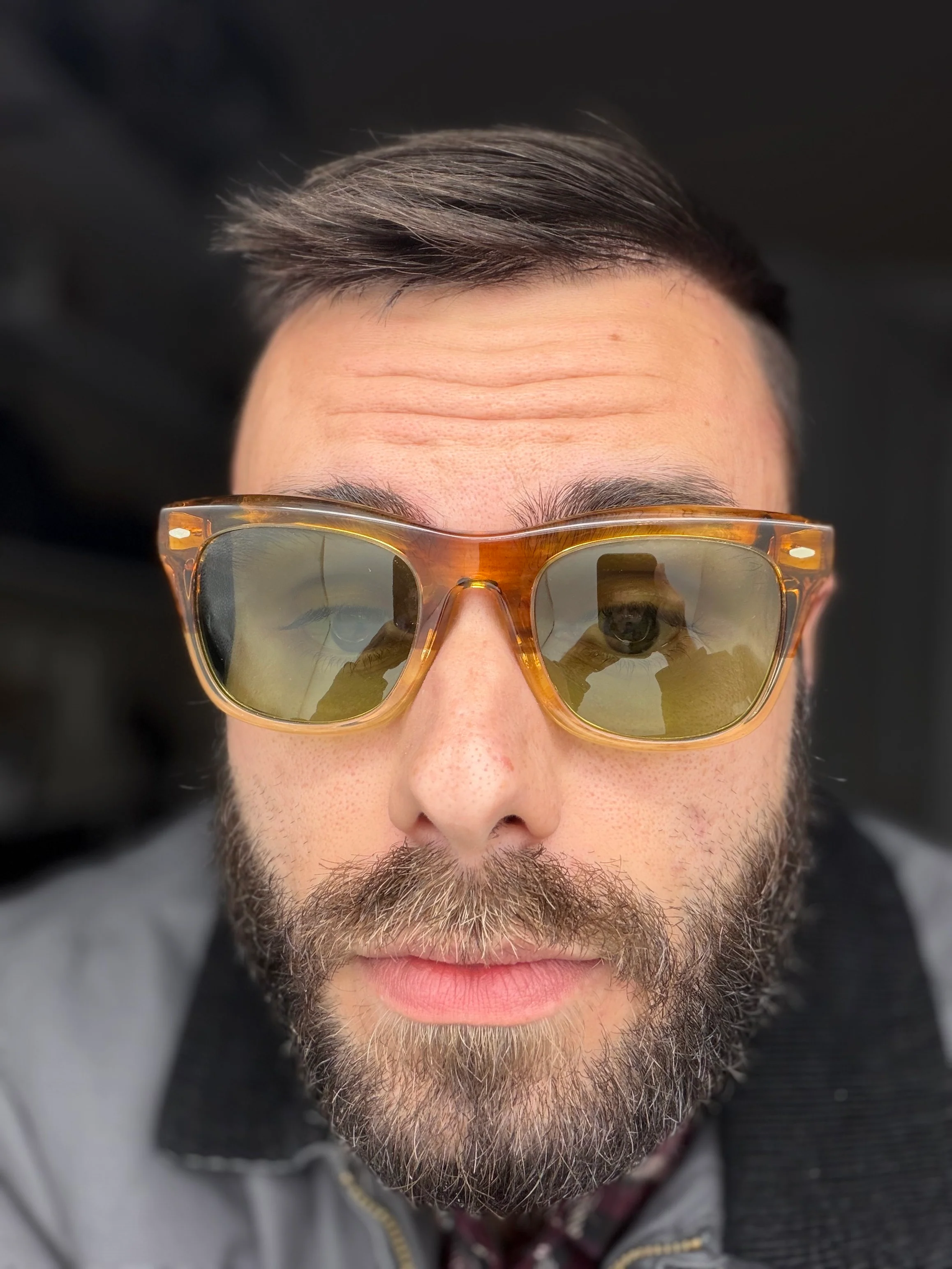 Oliver Peoples Mr. Brunello 50mm Honey VSB / Green CO V5497SU 167452 Italy Preowned - Image 14