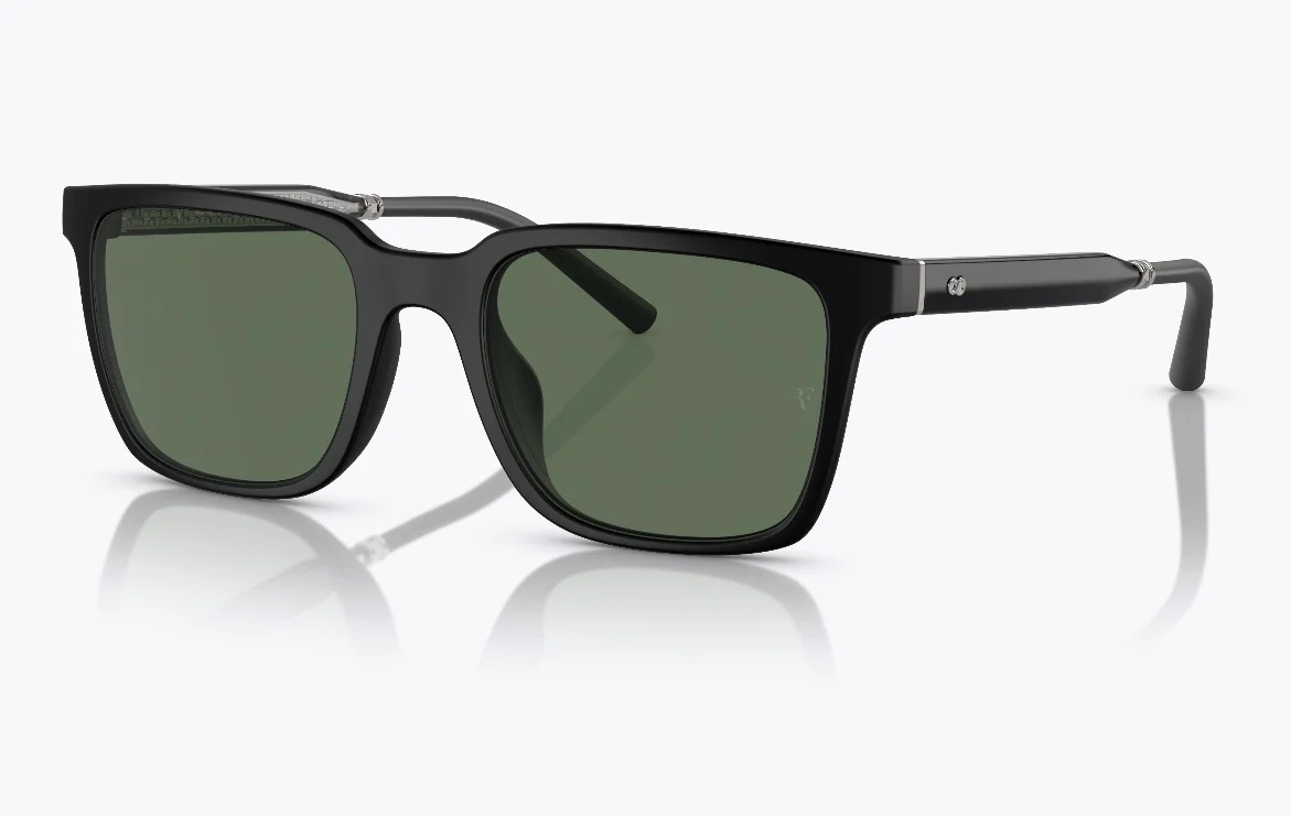 Oliver Peoples MR.FEDERER OV 5553SU Semi Matte Black/G-15 Polarized Sunglasses Italy NEW - Image 2