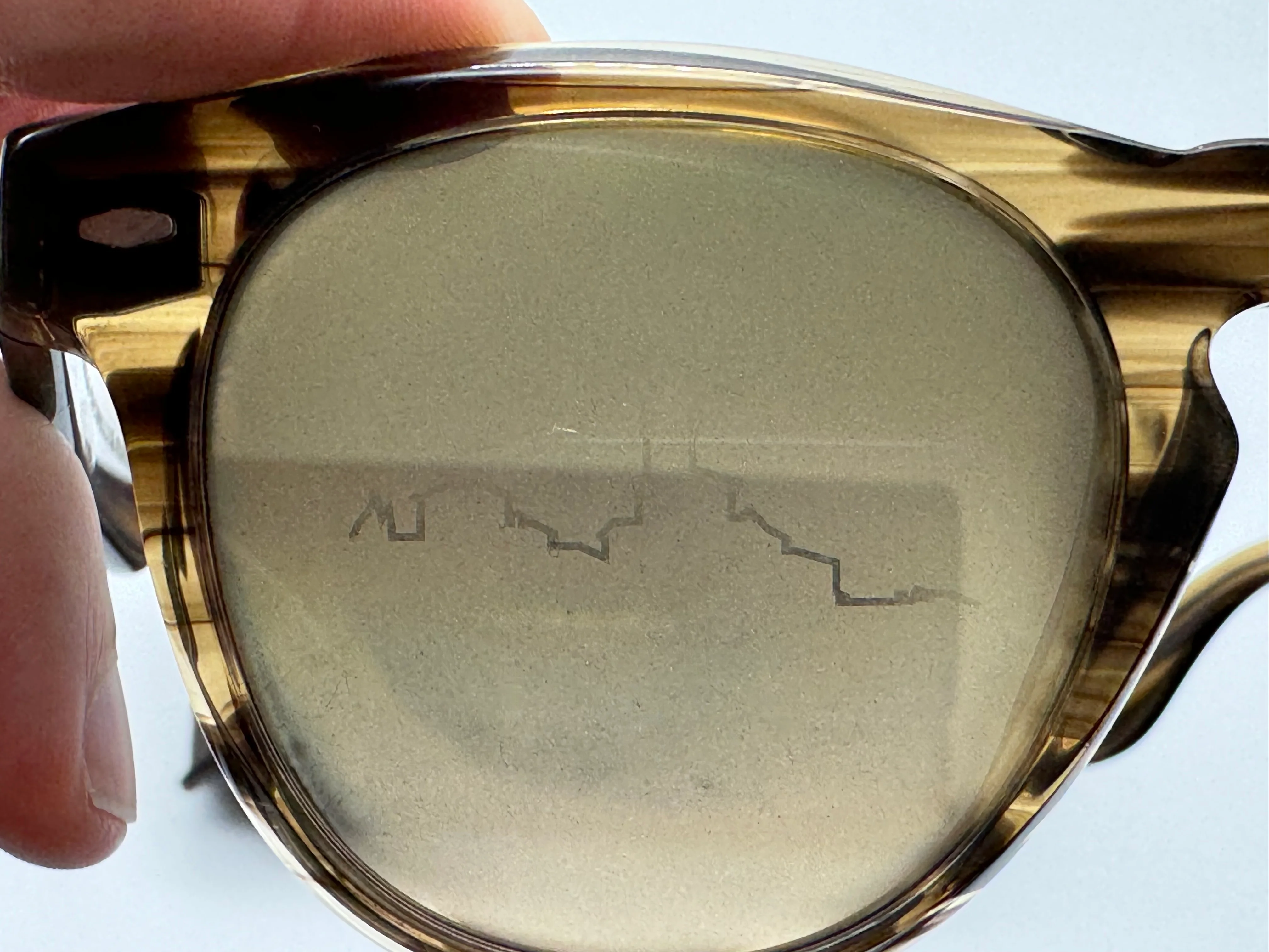 Oliver Peoples Nino 50mm OV 5473SU 171985 Olive Smoke/chrome Olive photochromic Sunglasses Preowned - Image 6