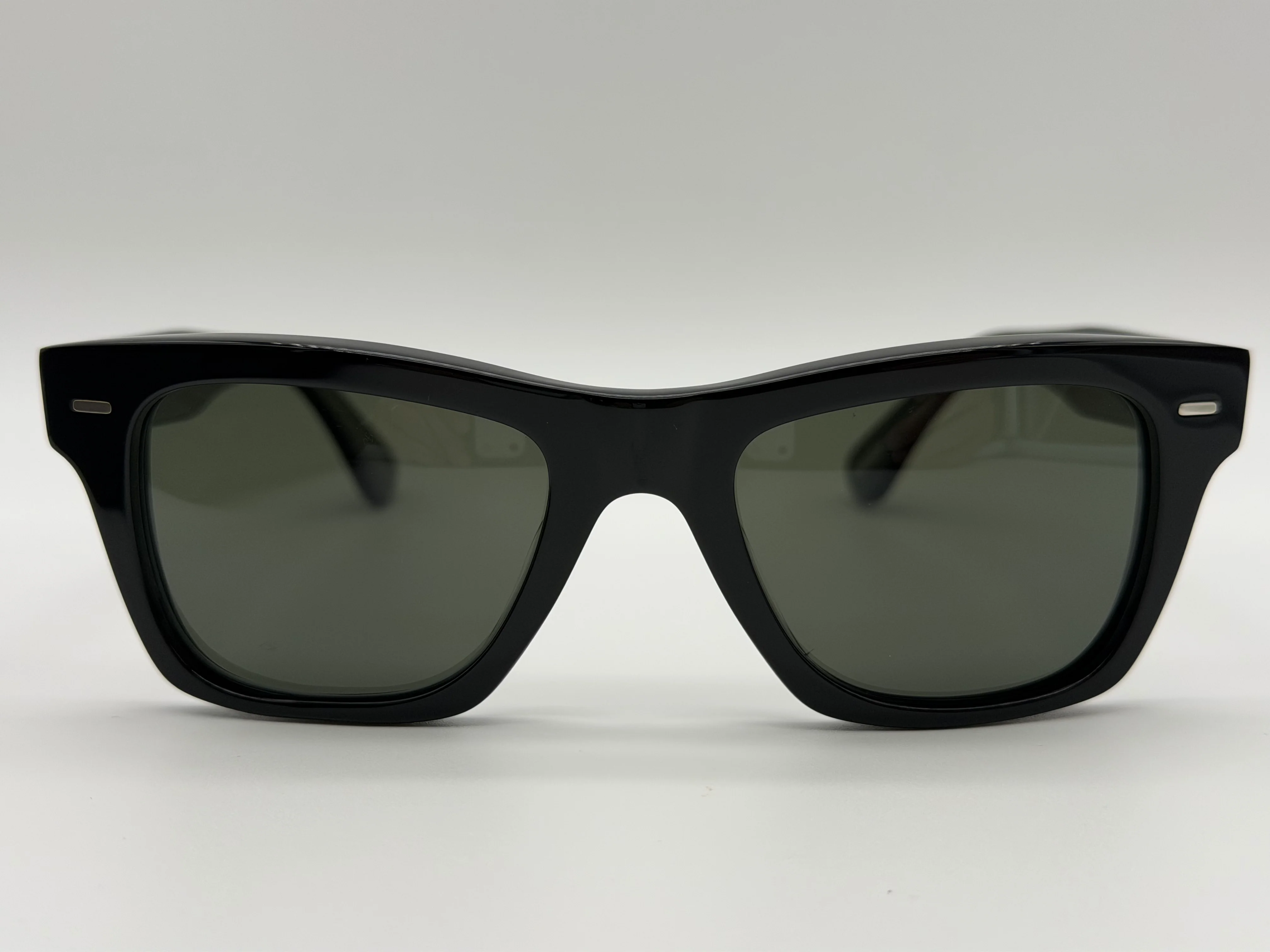 Oliver Peoples Oliver Sun 49mm OV 5393 SU Black/G-15 Polarized 1492/P1 Sunglasses Italy Preowned - Image 4