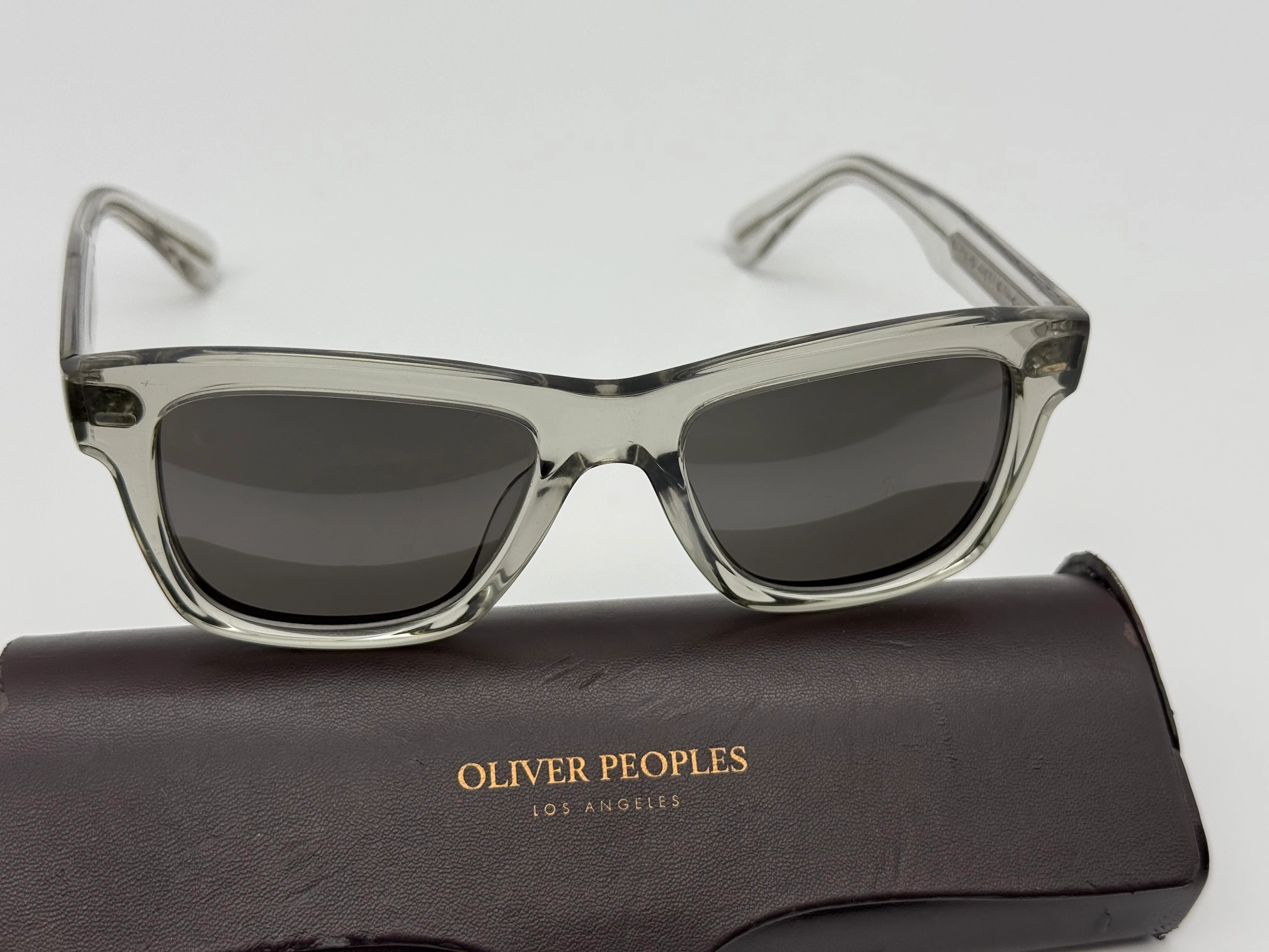 Oliver Peoples Oliver Sun 51mm Black Diamond / Carbon Gray OV 5393 SU 1669R5 Preowned - Image 5
