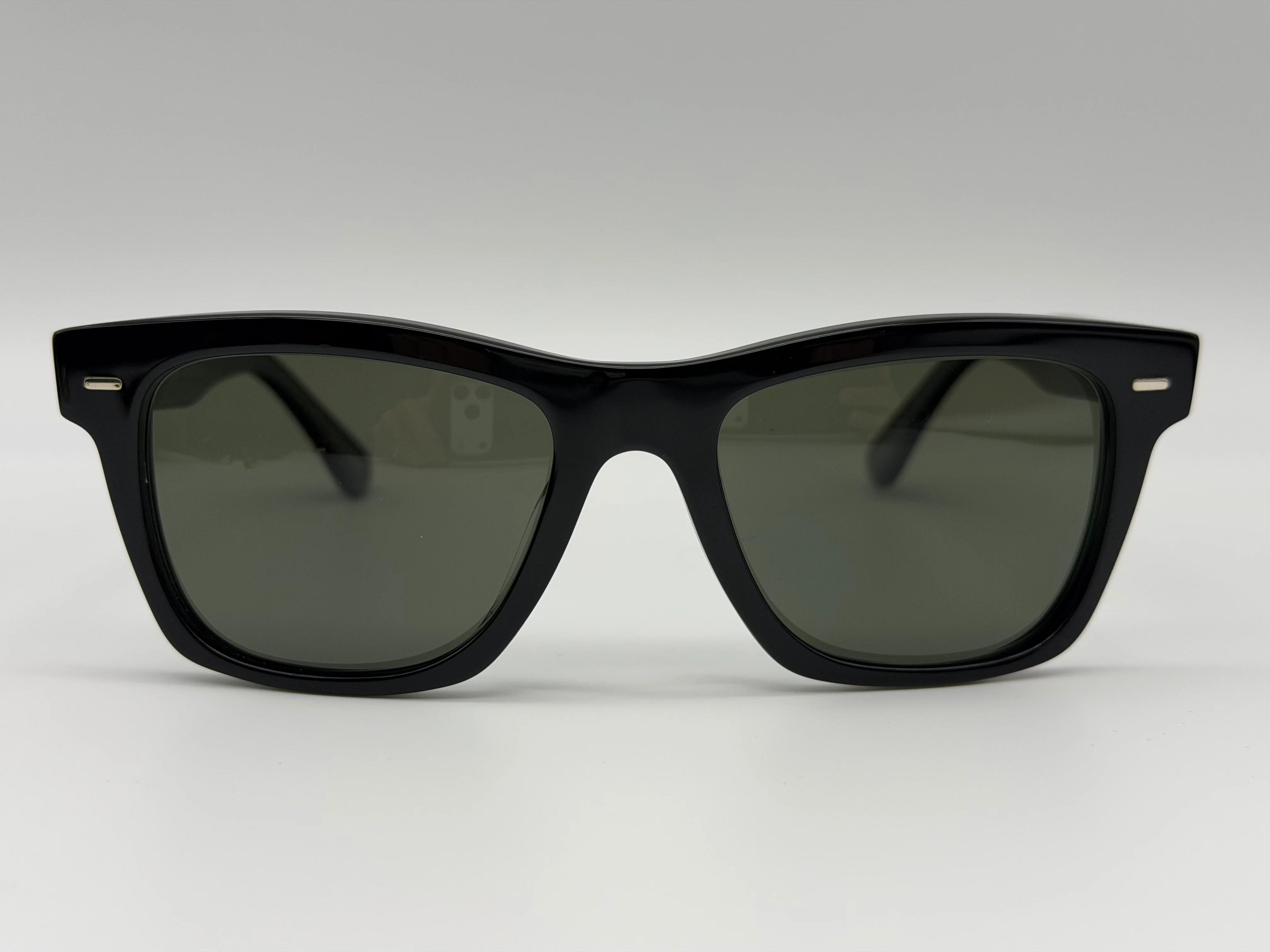 Oliver Peoples OLIVER SUN 54mm OV 5393SU Black/G-15 Polarized 1492/P Sunglasses Italy Preowned - Image 11