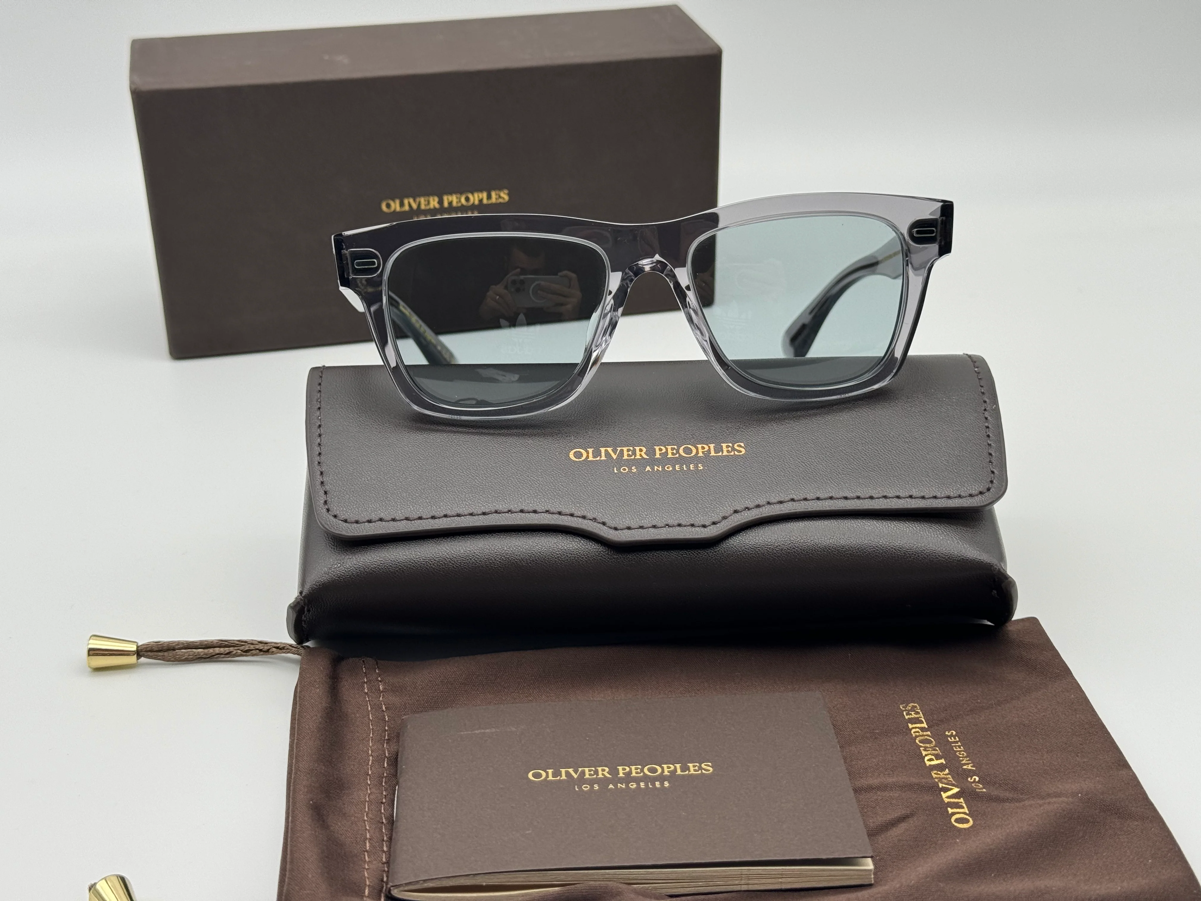 Oliver Peoples Oliver Sun F 52mm OV 5393 S Workman Gray / Gray Wash 1132R5 Japan NEW - Image 4