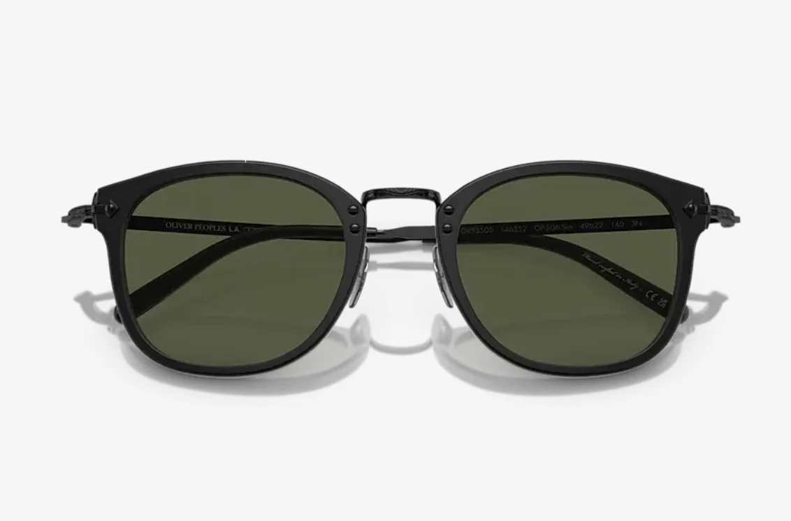 Oliver Peoples OP 506 49mm OV 5350S Semi-Matte Black Green - Image 3