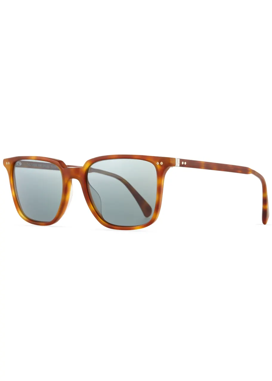 RARE Oliver Peoples OPLL Sun 53mm Semi Matte Light Tortoise Photochromic Sunglasses Preowned - Image 2