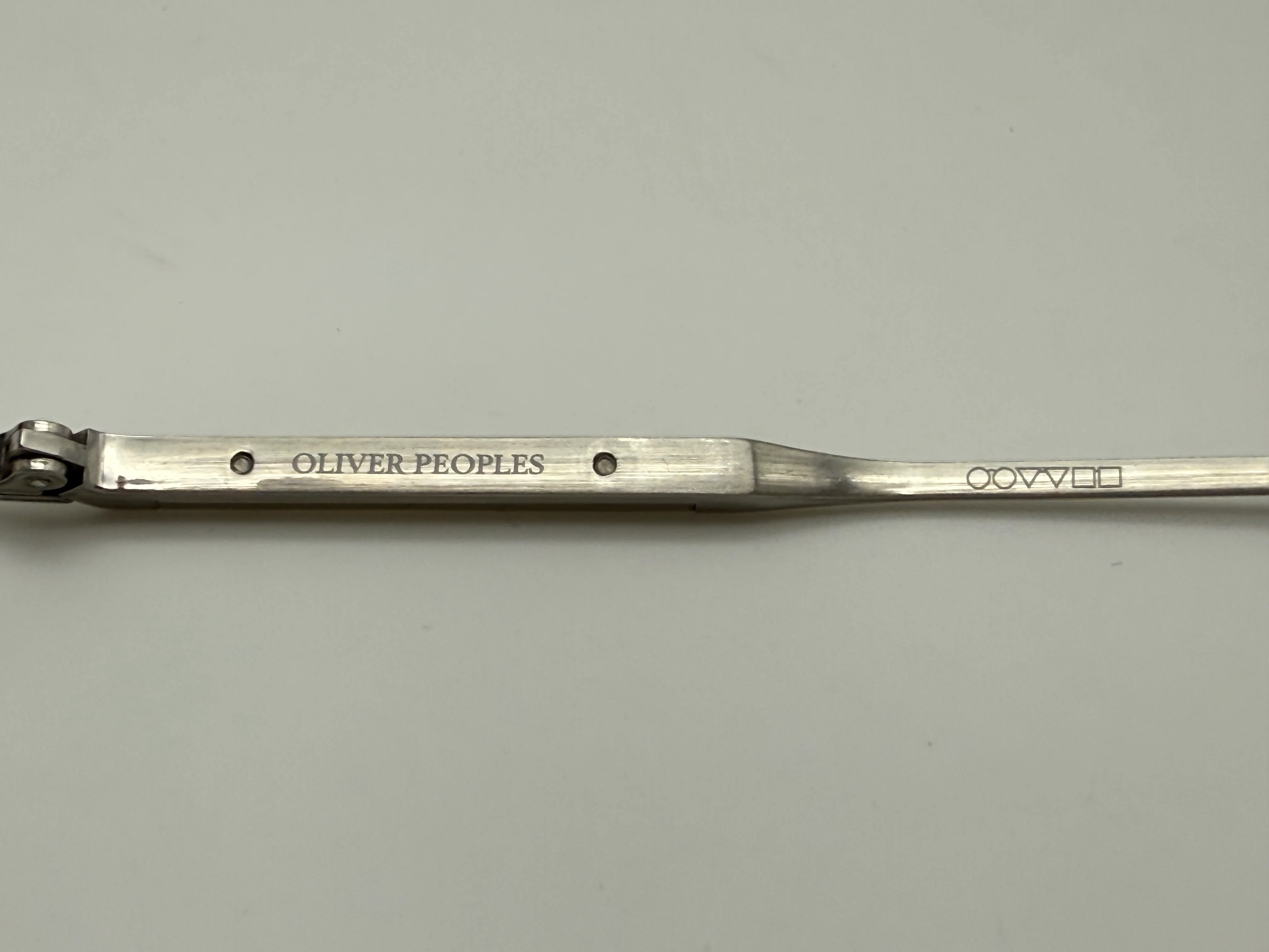 Oliver Peoples Kelton 62mm OV 1112S Brushed Silver Chrome Saphire Photochromic Lens 5133 Q6 Japan Preowned - Image 11