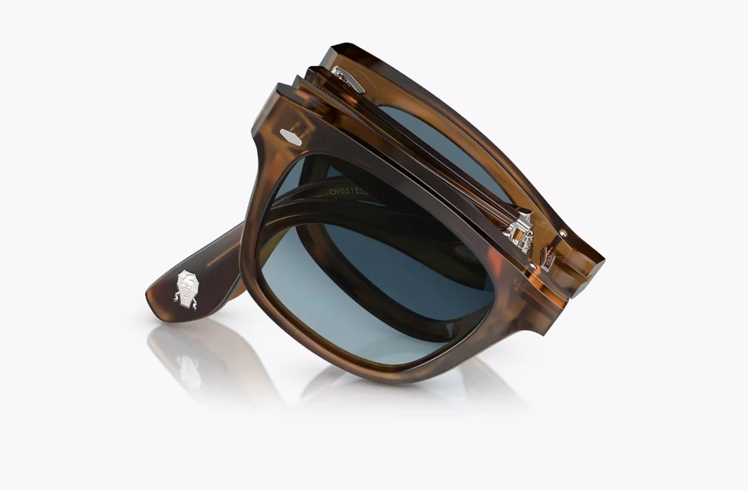 Oliver Peoples OV 5518 su Mister Brunello Folding 50mm 1011Q8 Raintree/Marine Open Box - Image 2