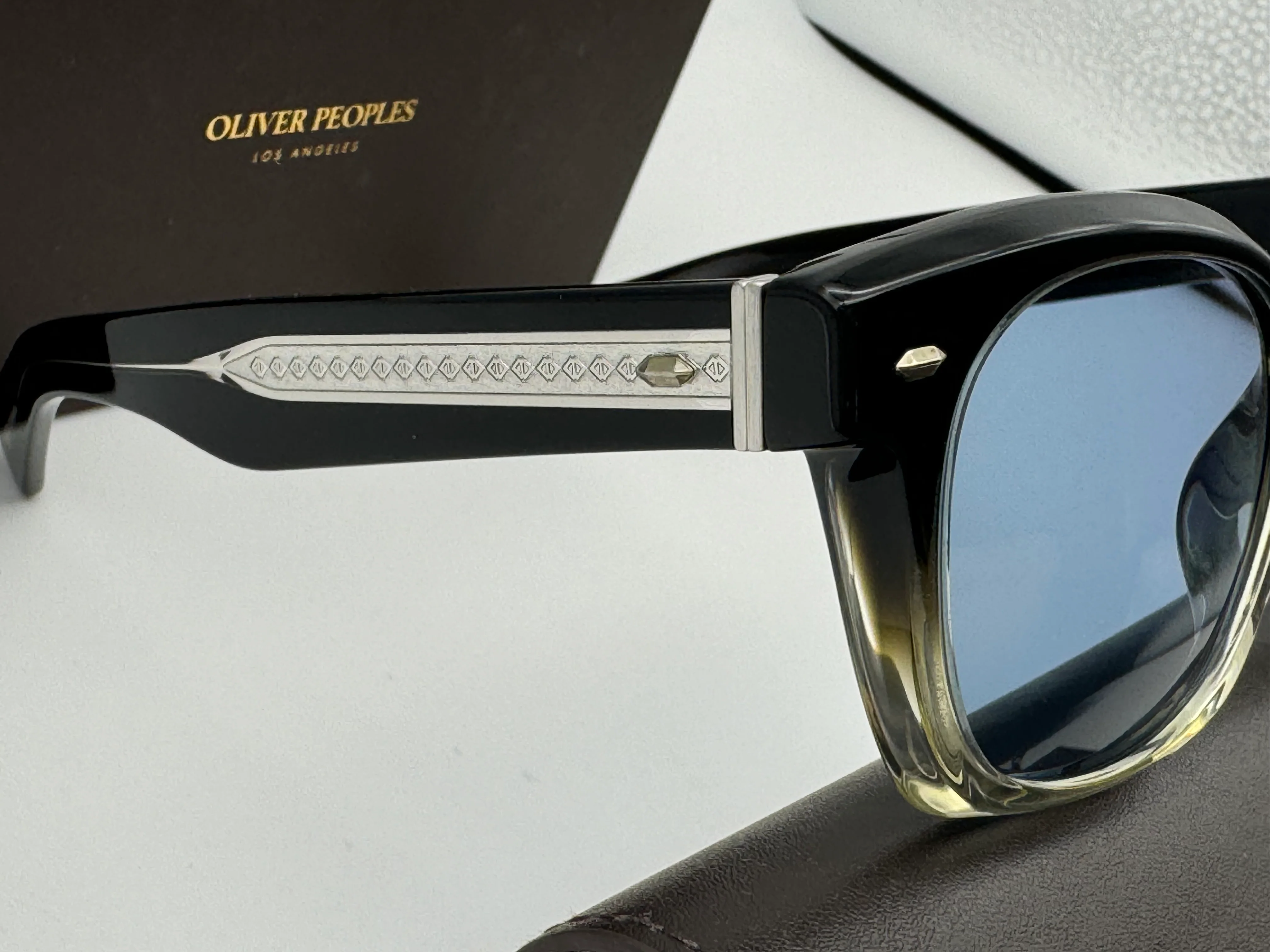 Oliver Peoples OV5498 SU Merceaux 50mm 174856 Kona Gradient/Cobalto Unisex Sunglasses NEW - Image 12