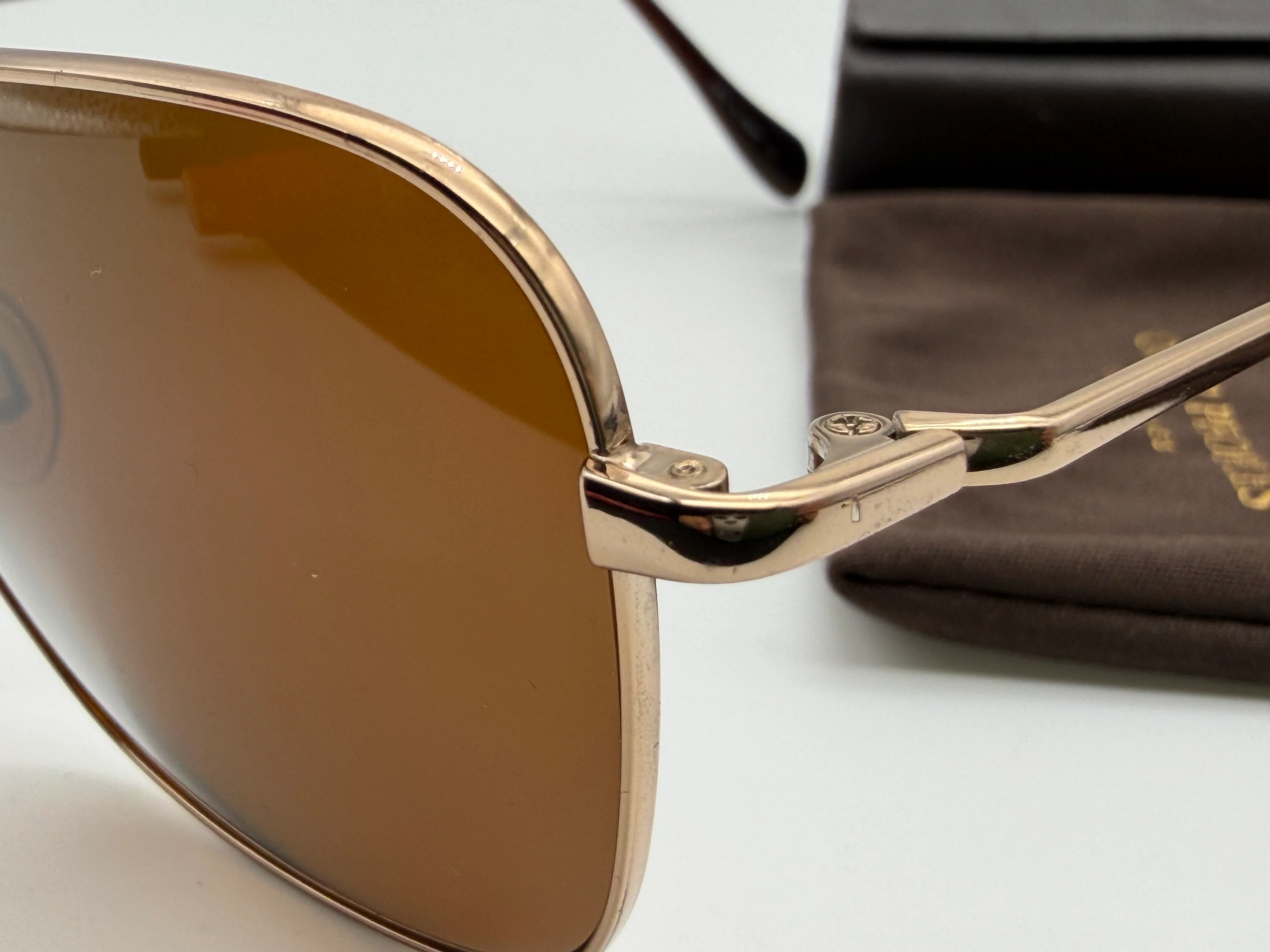 Oliver Peoples Patten 57mm OV 1060 5037 / N9 Rose Gold / JAVA Polarized VFX Preowned - Image 8