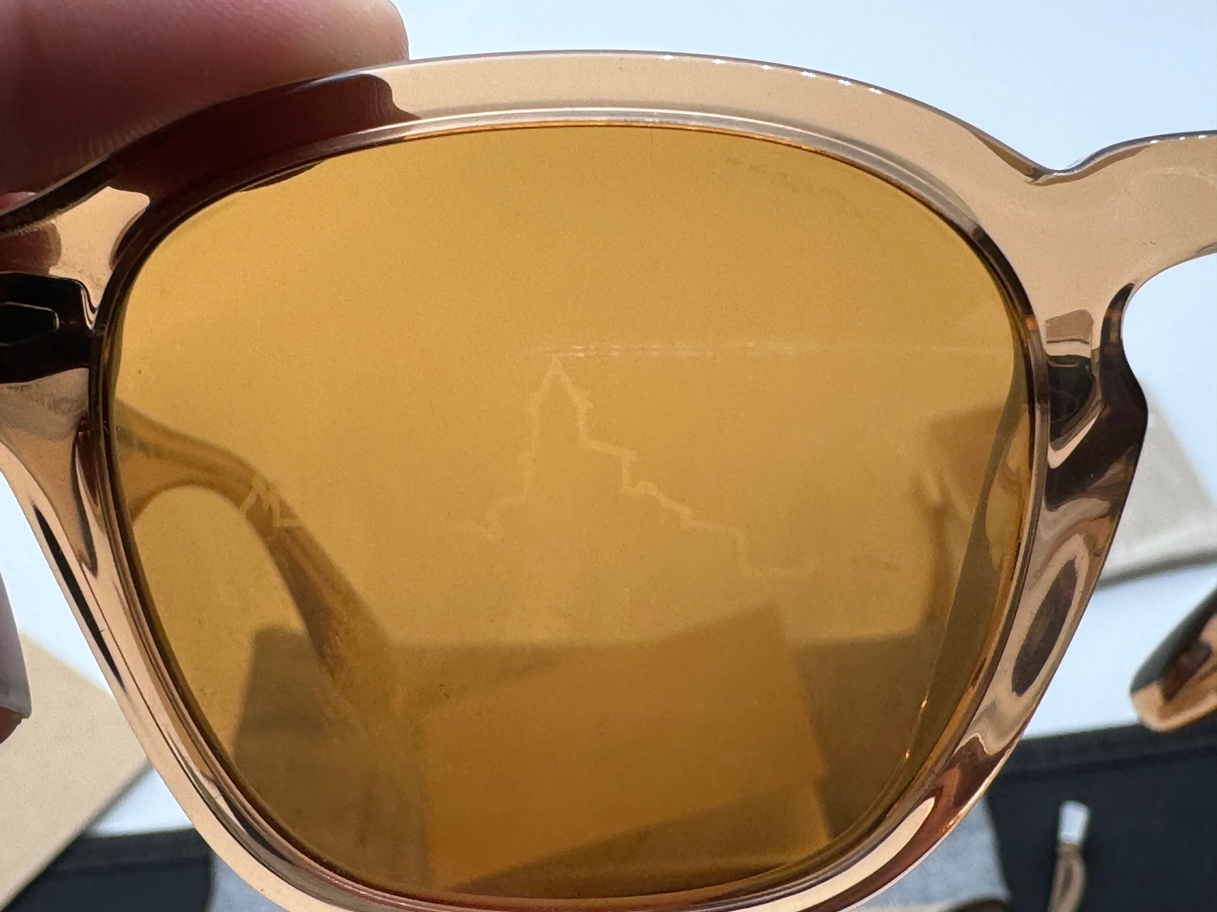 Oliver Peoples Peppe 48mm Ocra / Cognac OV 5517 176553 Italy NEW - Image 8