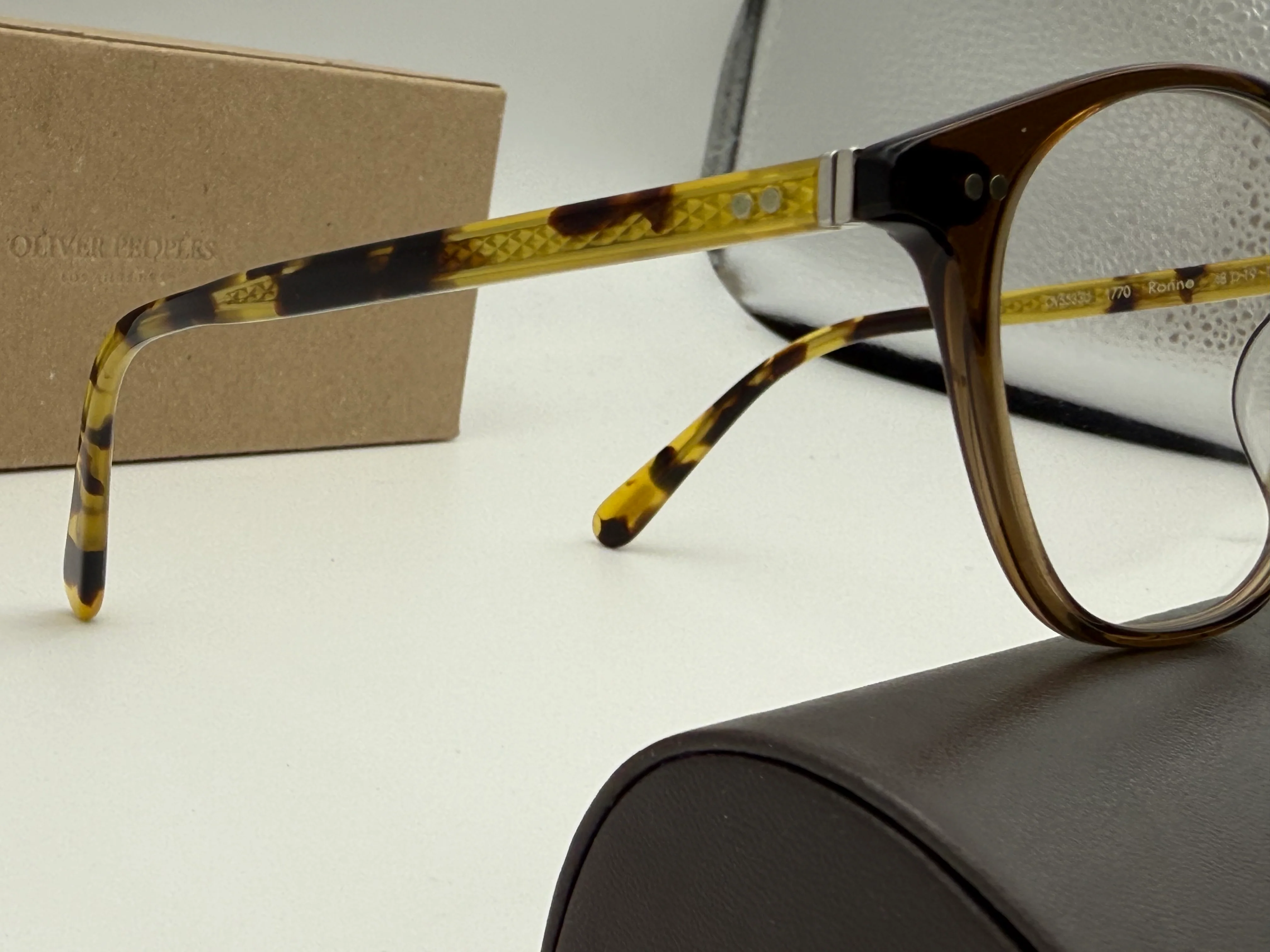 Oliver Peoples Ronne 48mm Eyeglasses OV 5533 1770 Espresso YTB Italy - Image 6