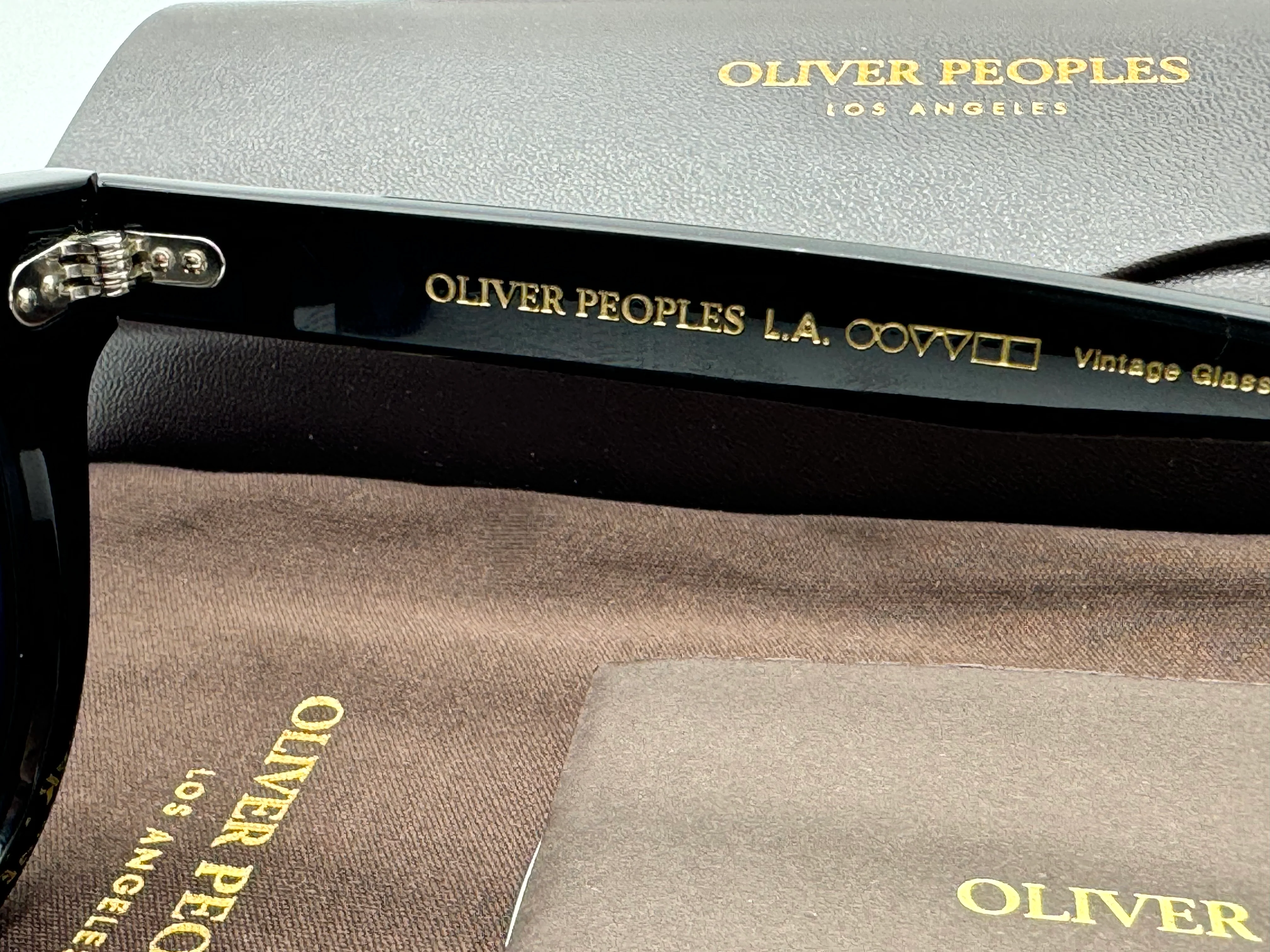Oliver Peoples Rorke 47mm Black / Carbon Gray 1731R5 Black / Gray Japan NEW - Image 11