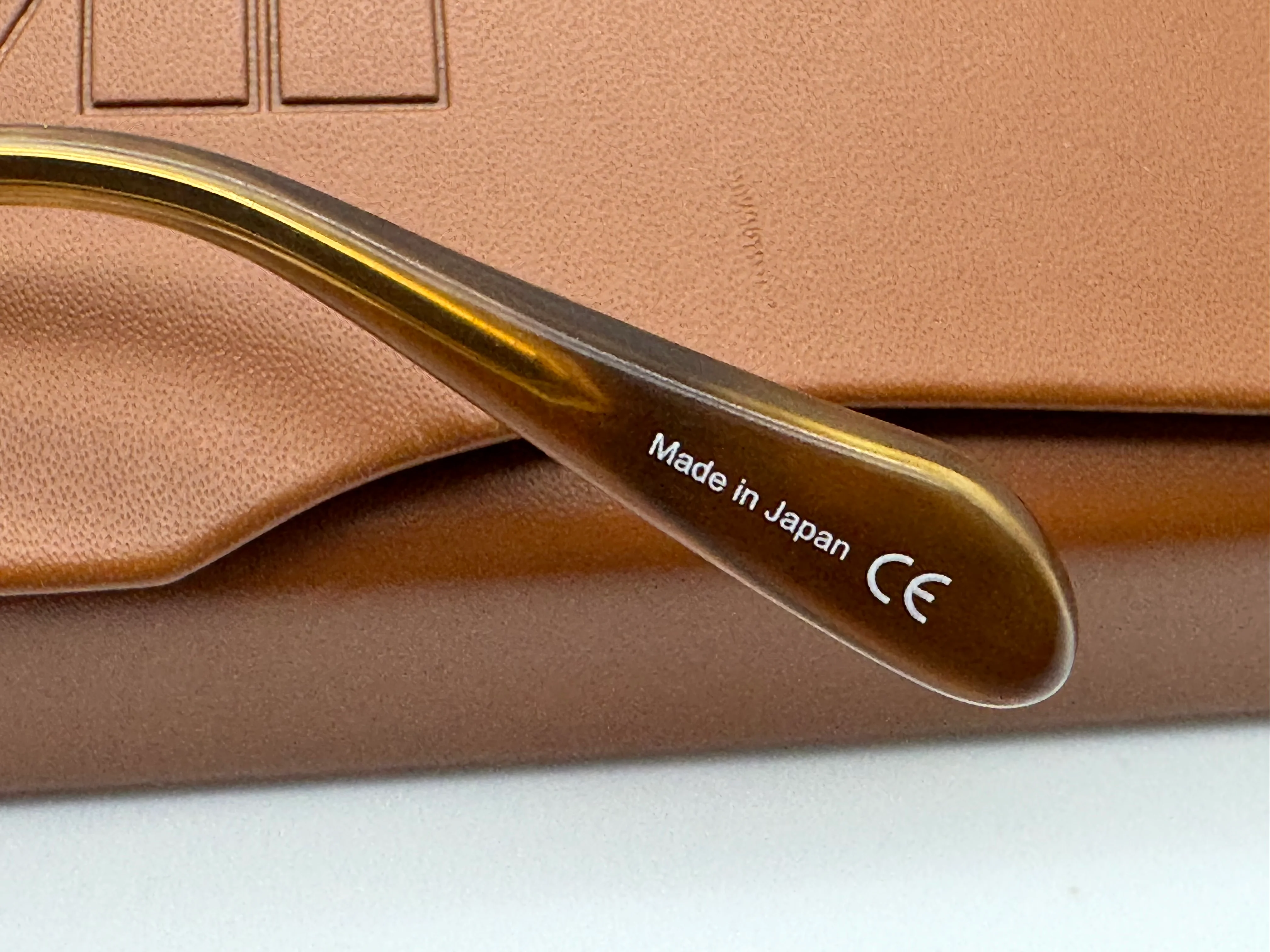 Oliver Peoples Sanford 57mm OV 1130 S Gold / Chrome Amber Photochromic 5132 / 85 Japan Missing Box - Image 5