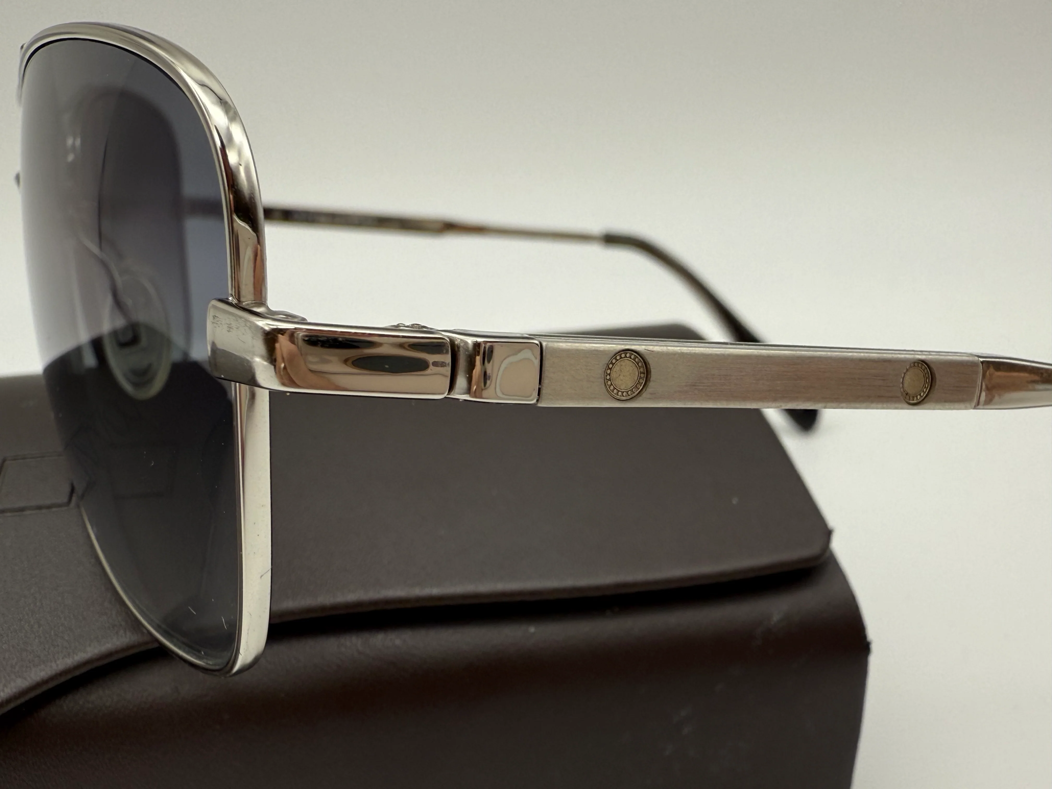Oliver Peoples Sanford 57mm OV 1130s Stainless steel / Blue Gradient VFX Photochromic 5133Q6 Japan Preowned - Image 10