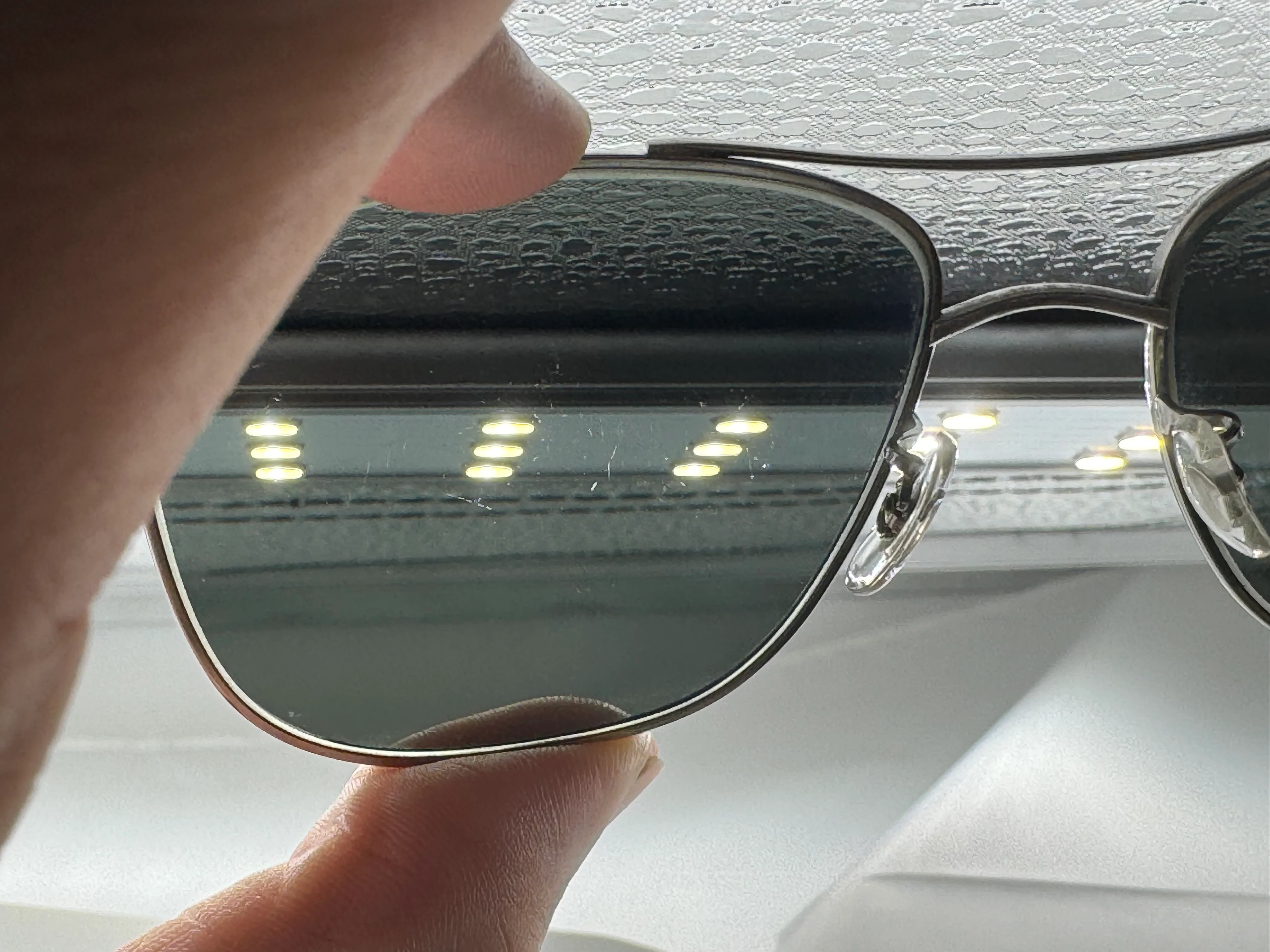 Oliver Peoples Shaefer VFX POLARIZED 55mm OV 1146 ST 504/7C Titanium Silver PREOWNED - Image 9