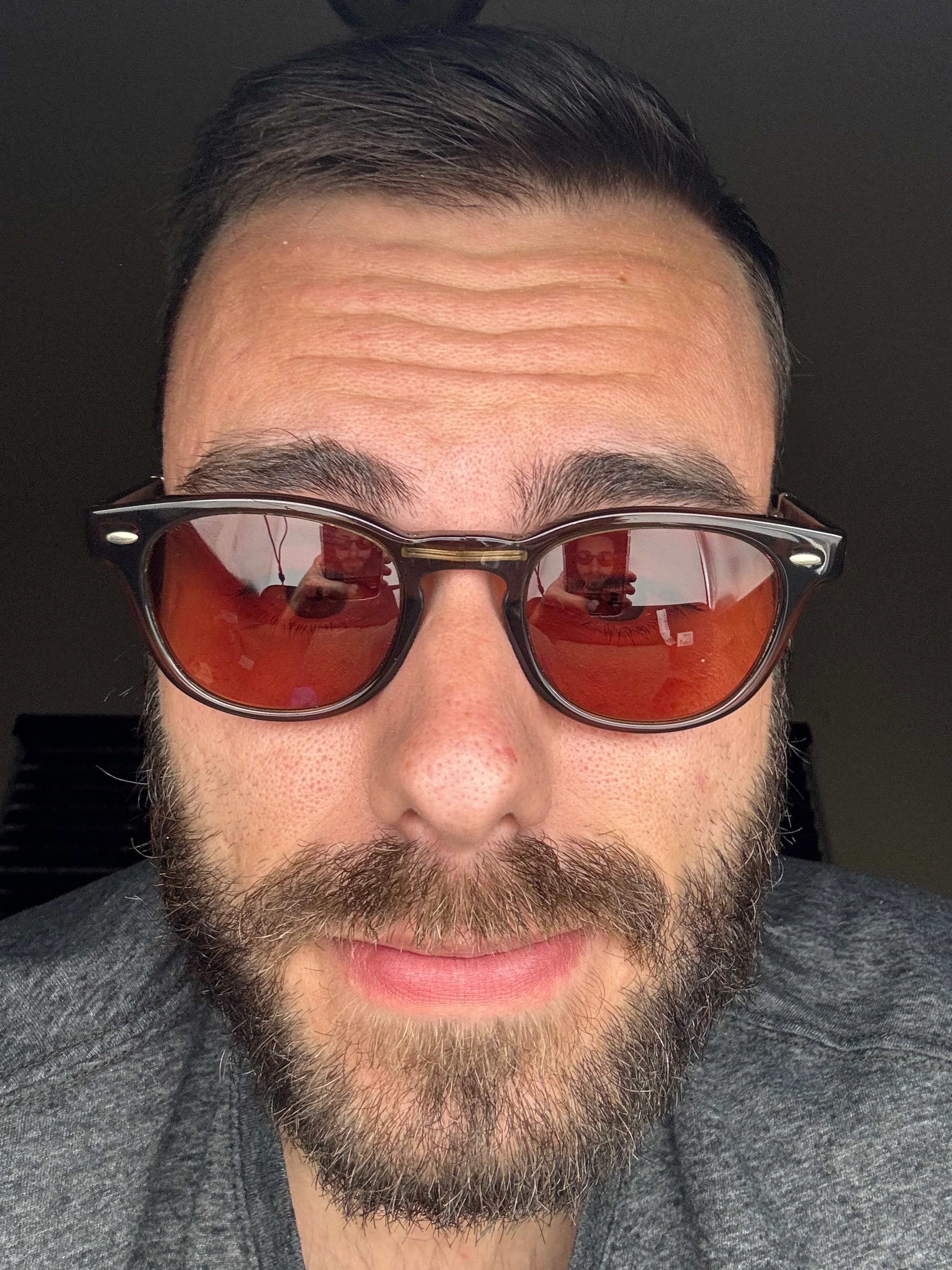 Oliver Peoples Sheldrake Folding 1950 47mm Dark Military / Persimmon 157653 Italy NEW - Image 15