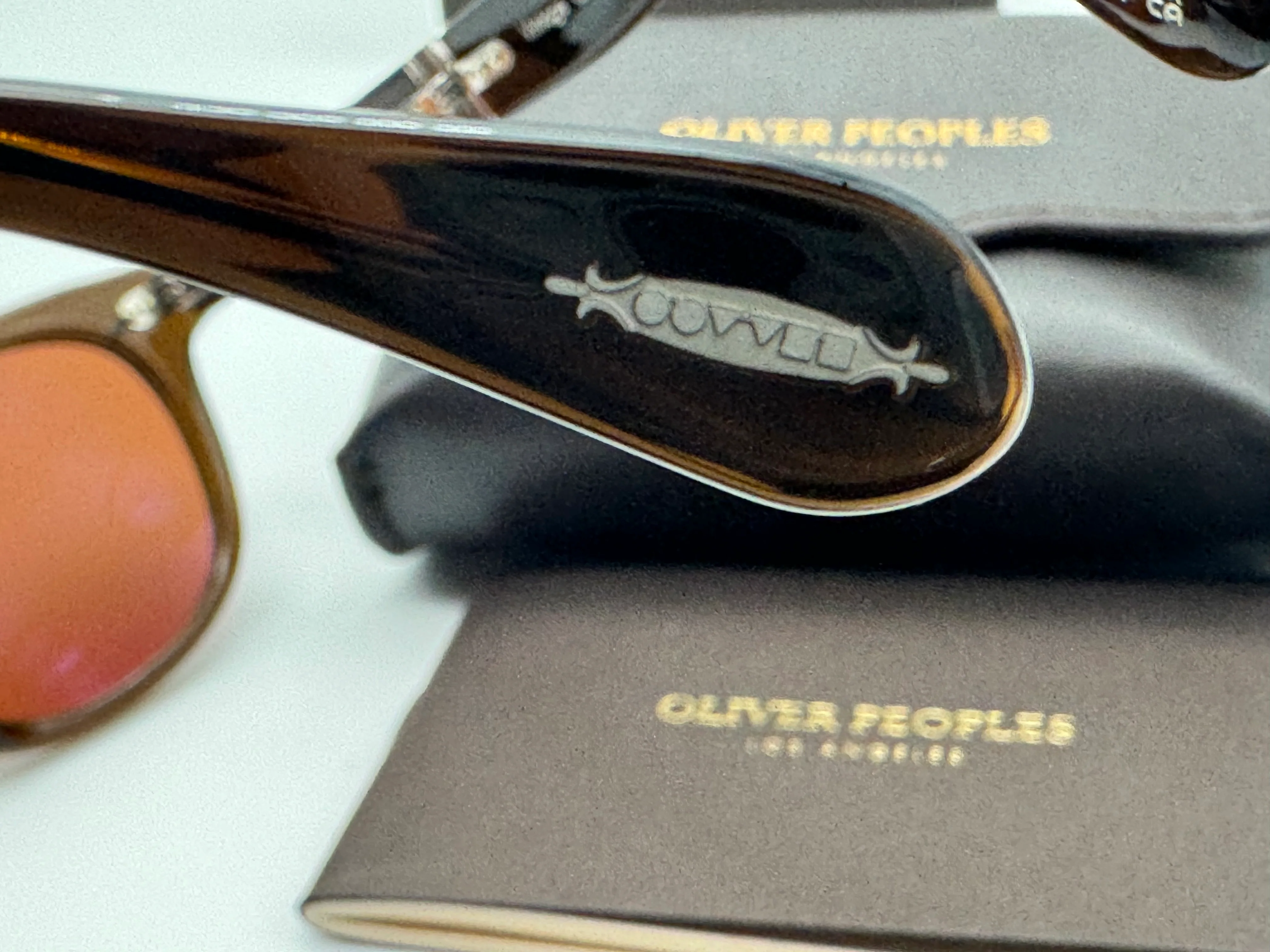 Oliver Peoples Sheldrake Folding 1950 47mm Dark Military / Persimmon 157653 Italy NEW - Image 8