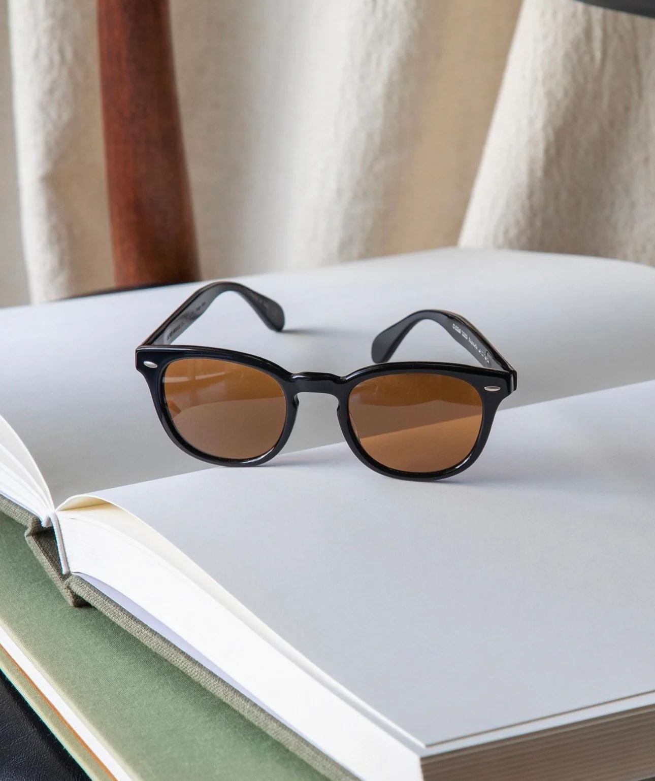 Oliver Peoples Sheldrake Sun Limited Edition 49mm Black / Cognac 1 of 100 pieces Preowned - Image 5
