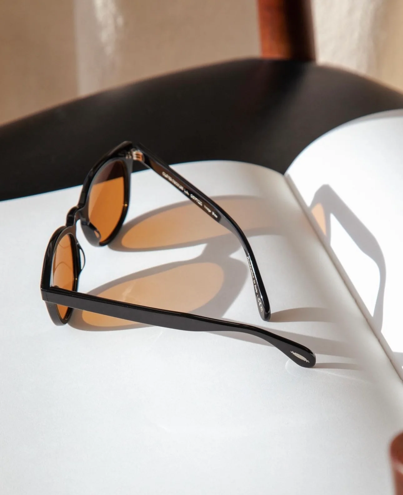 Oliver Peoples Sheldrake Sun Limited Edition 49mm Black / Cognac 1 of 100 pieces Preowned - Image 6