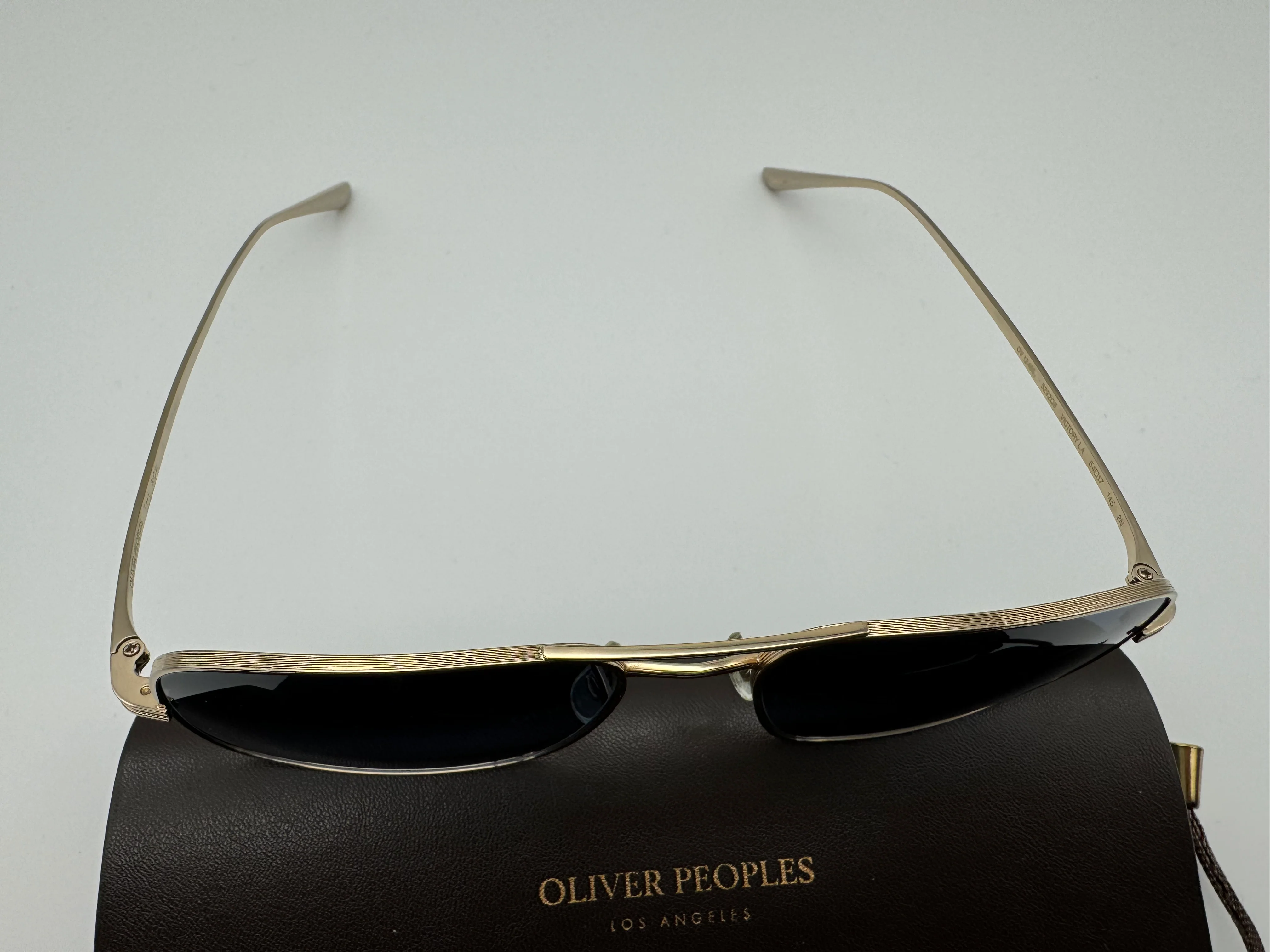 Oliver Peoples × THE ROW VICTORY LA 54mm Gold Blue Gradient OV1246ST 5292Q8 - Image 3