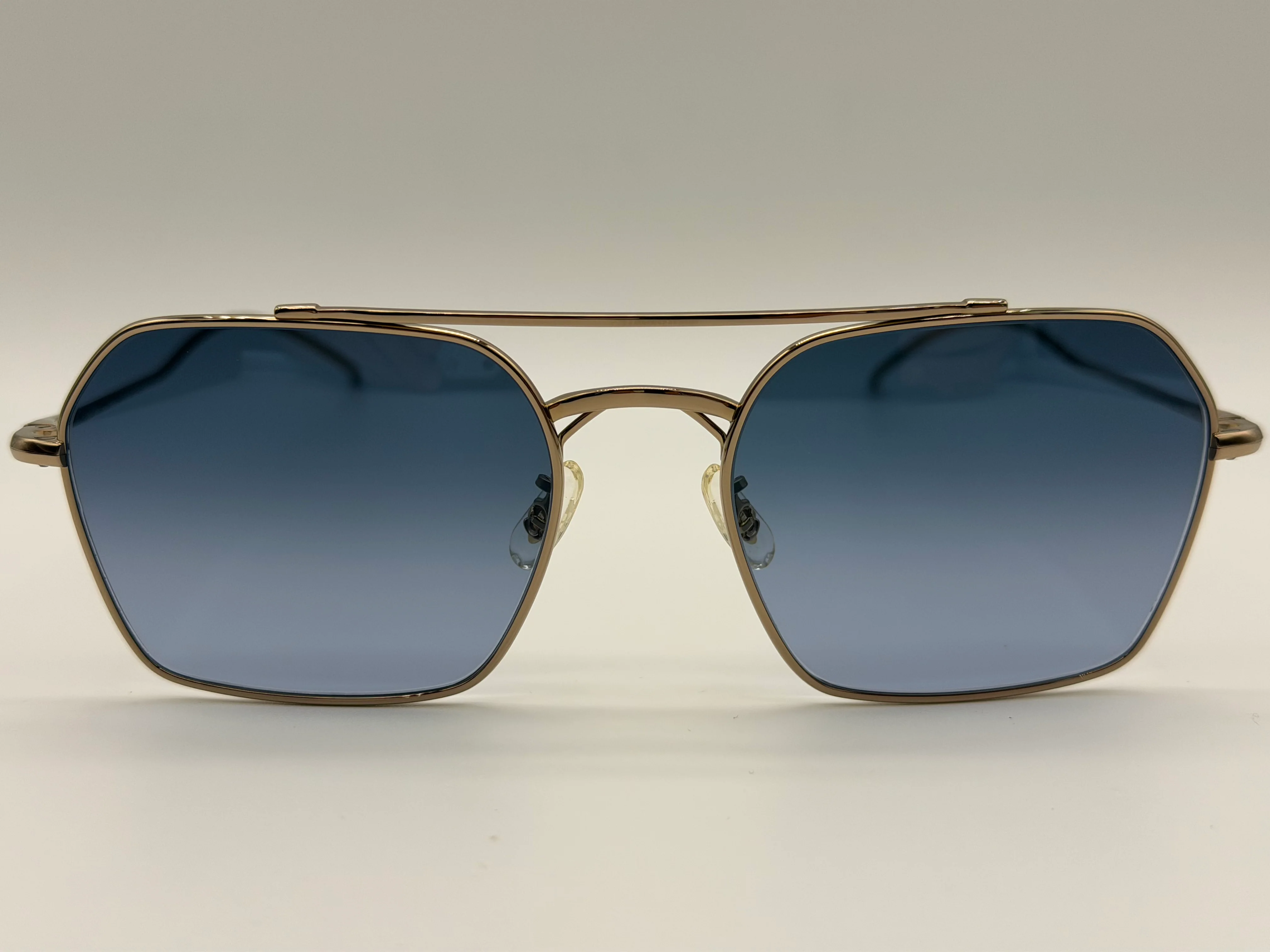 Oliver Peoples TK-15 53mm Gold Titanium / Marine Gradient Crystal Lens Japan Missing Box - Image 6