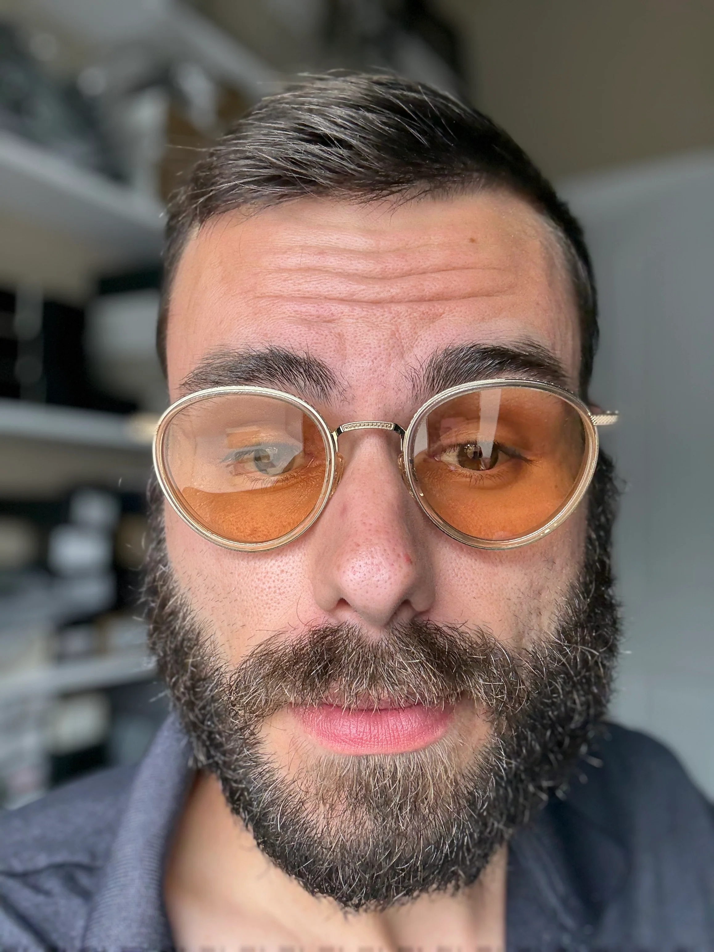 Oliver Peoples TK-8 48mm Titanium Gold / Buff - Demo Lens OV 1318 T 5327 Japan NEW - Image 13