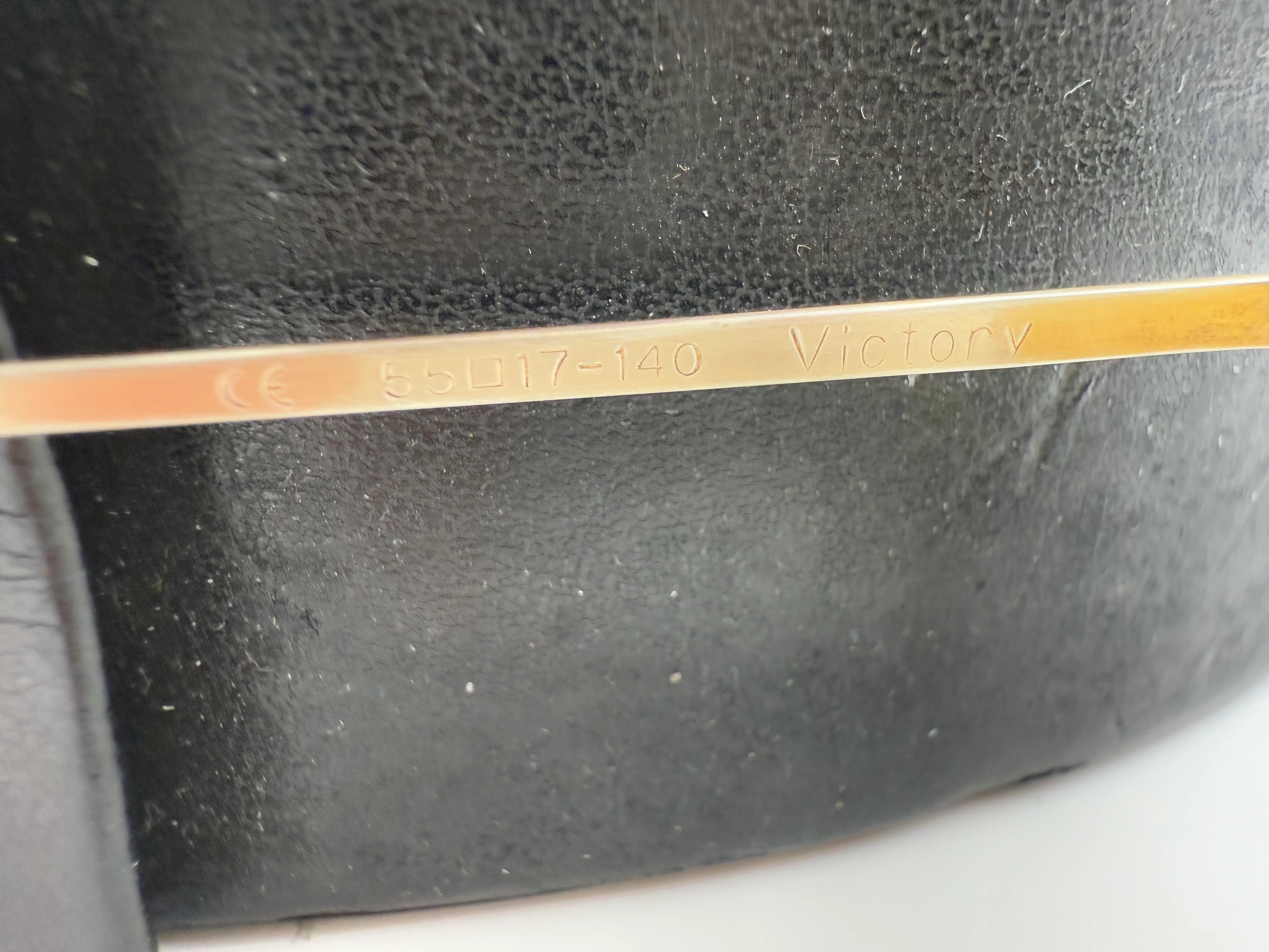Oliver Peoples Victory 55mm Gold / Amber Polymer Lens Japan READ Description - Image 10