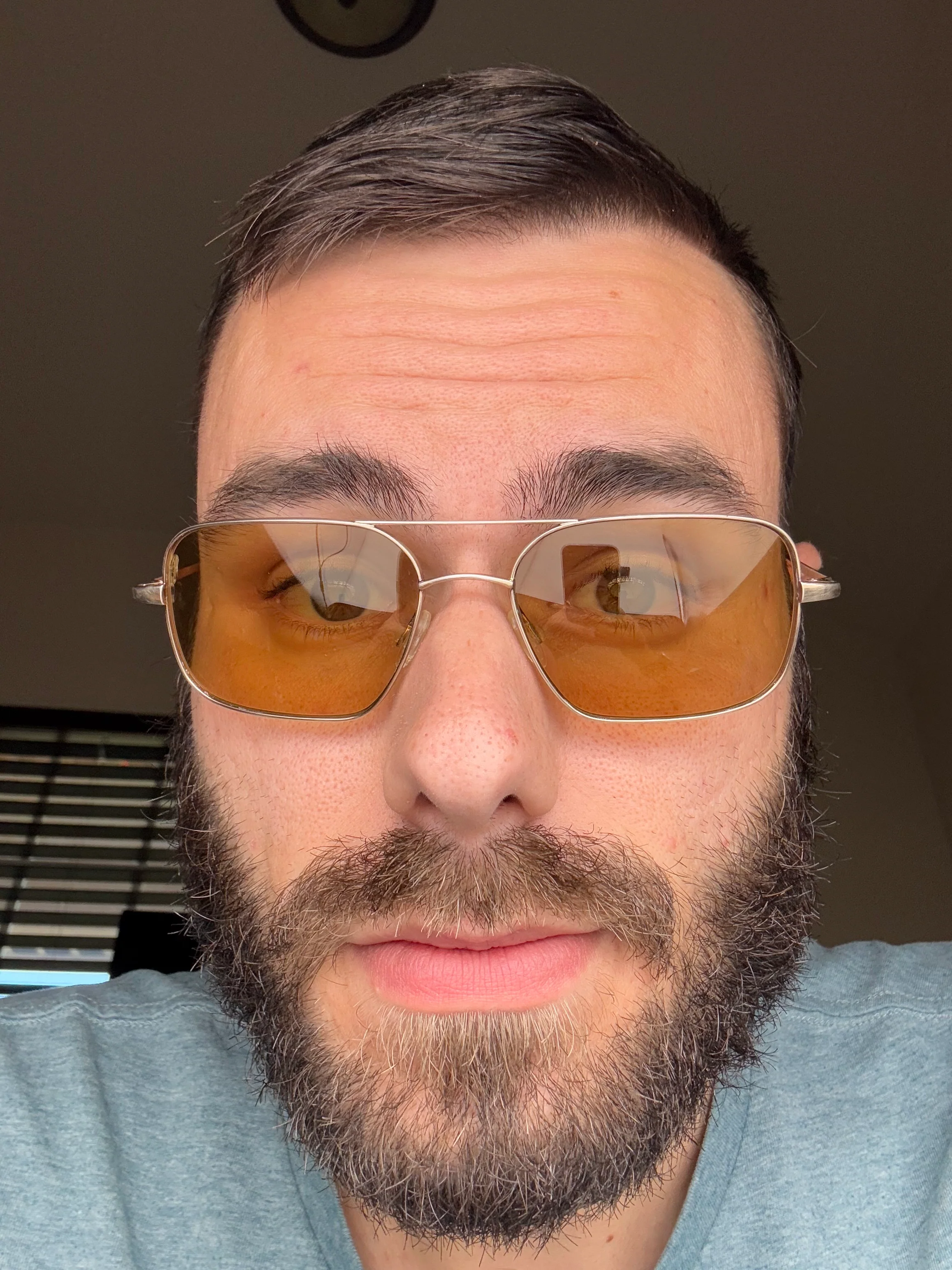 Oliver Peoples Victory 55mm Gold / Amber Polymer Lens Japan READ Description - Image 11