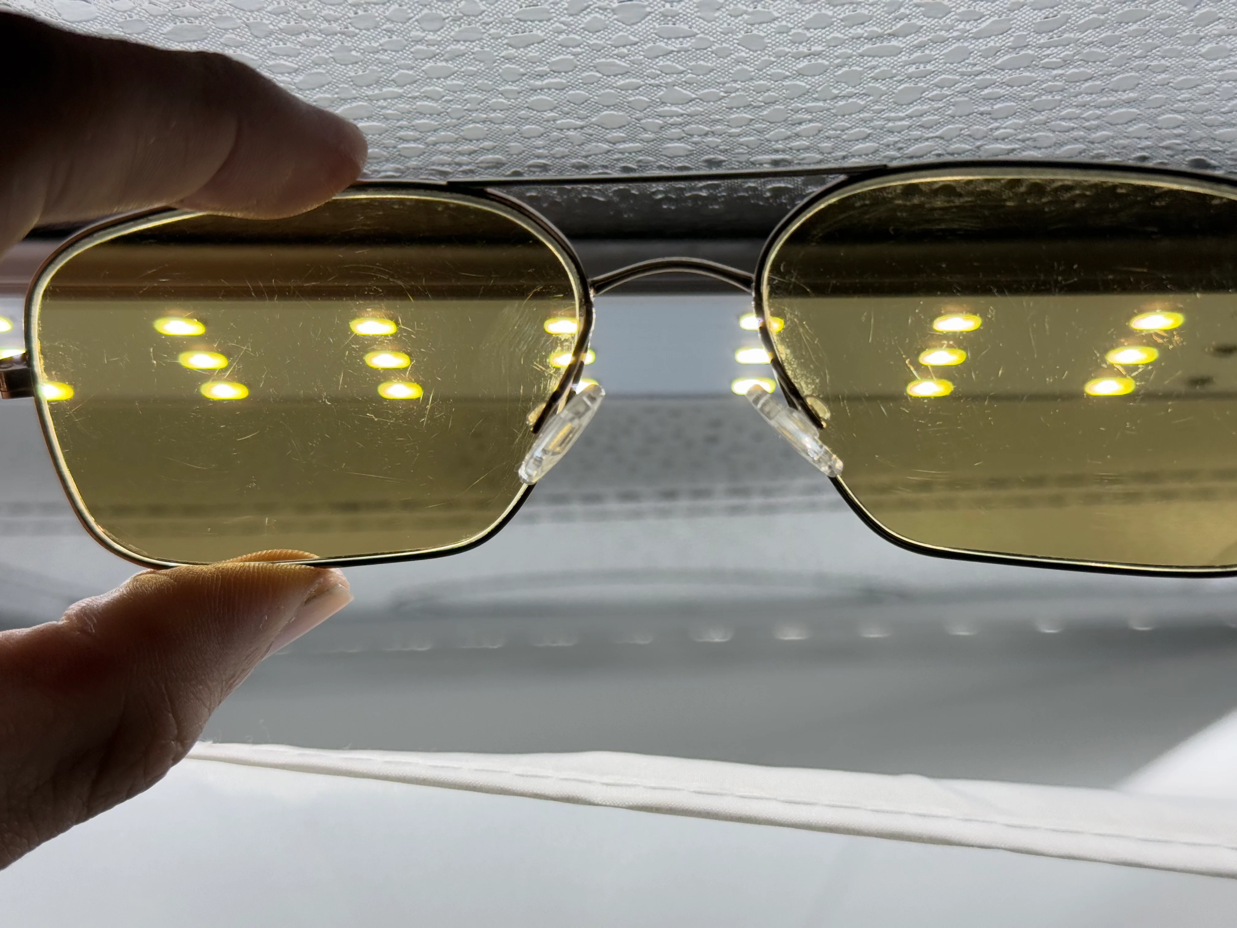 Oliver Peoples Victory 55mm Gold / Amber Polymer Lens Japan READ Description - Image 9