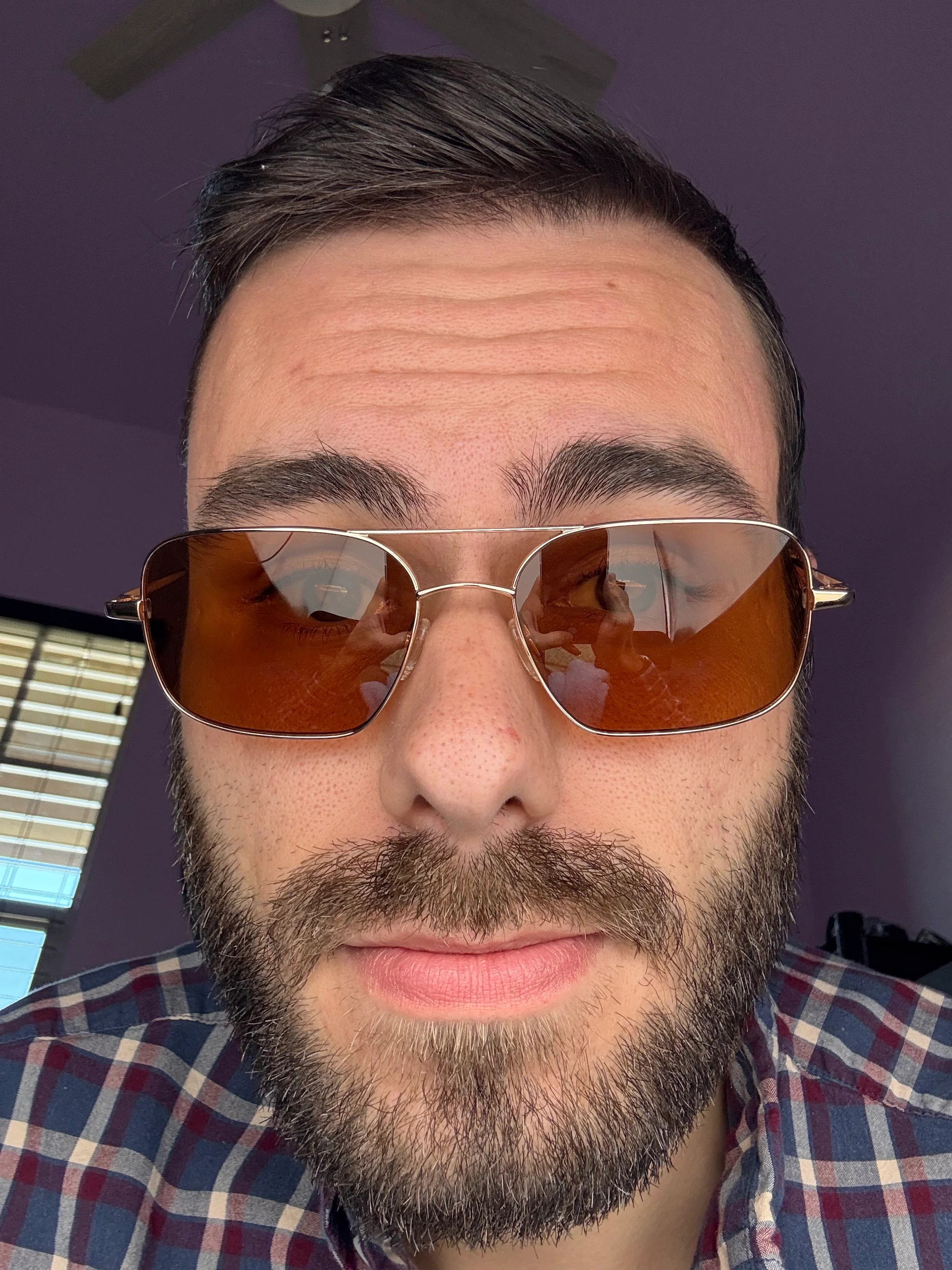 Oliver Peoples Victory 55mm Gold / Cognac VFX Lens Burn Notice First Gen (2003) Japan Polarized Missing Box - Image 13