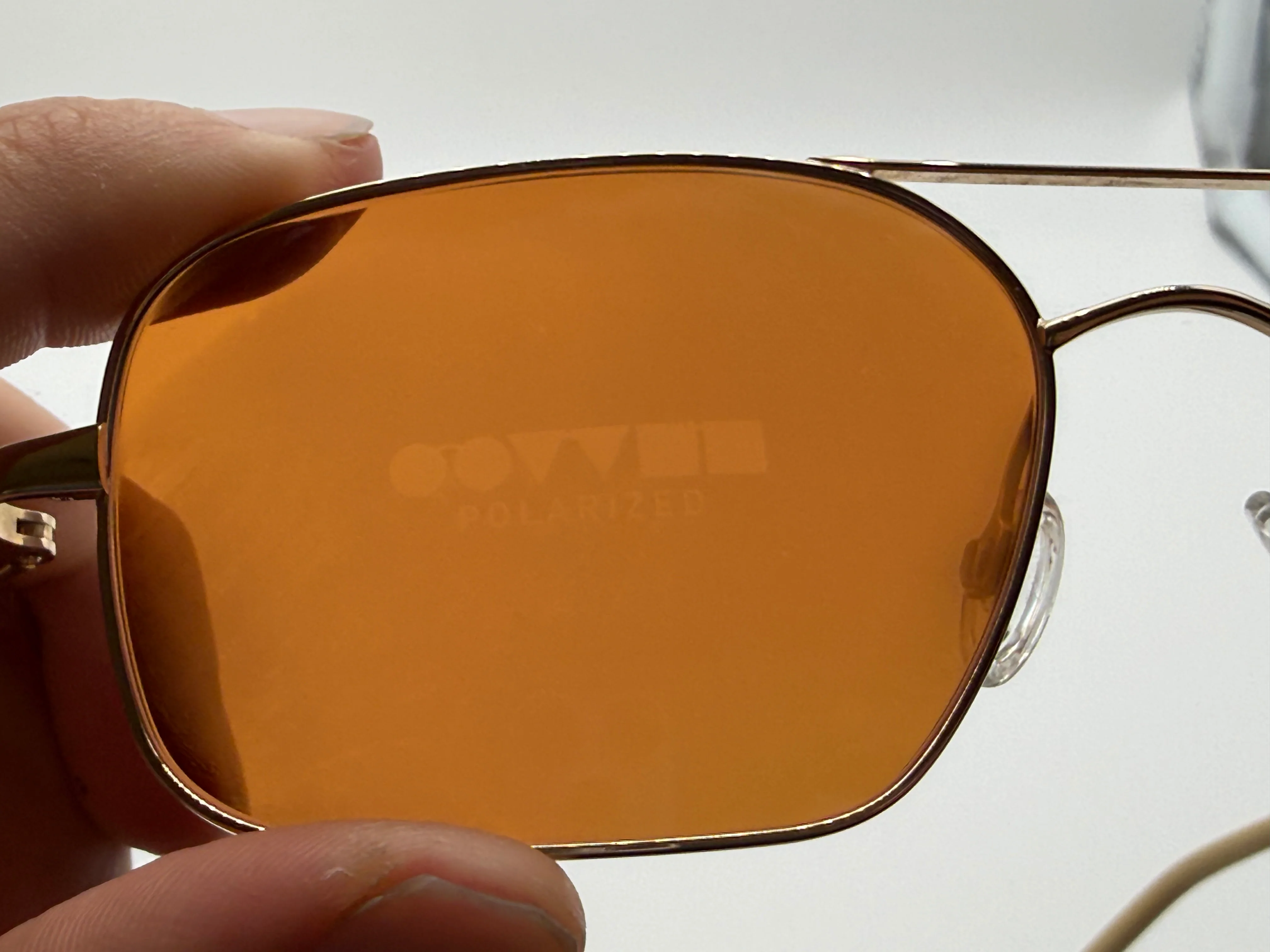 Oliver Peoples Victory G 55 Gold / Cognac Burn Notice Michael Weston Rare Polarized Japan Missing Box - Image 11