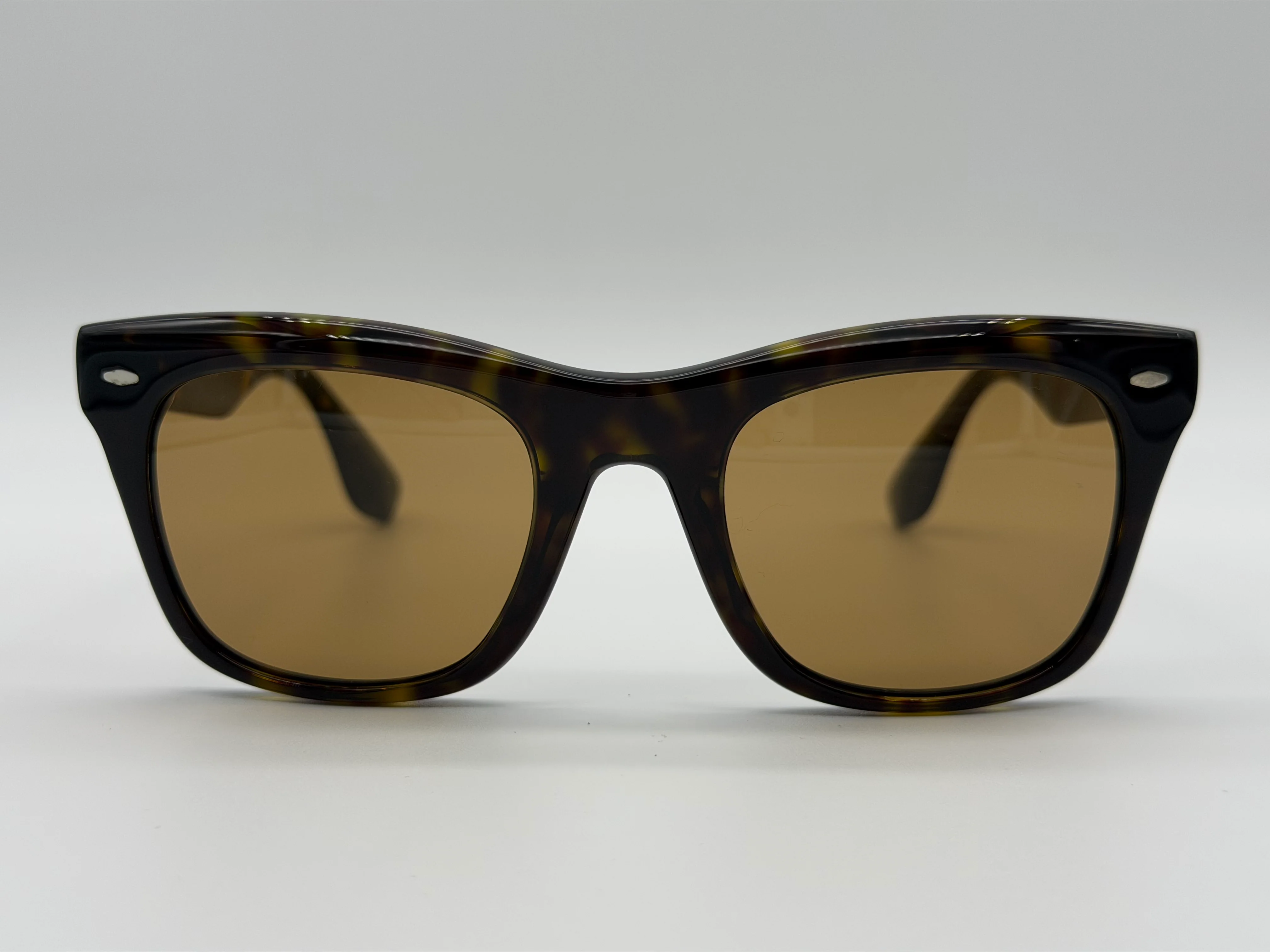 Oliver Peoples x Brunello Cucinelli Mr. Brunello 50mm OV 5497 SU Tortoise / Brown Glass 100953 Itlay Preowned - Image 3