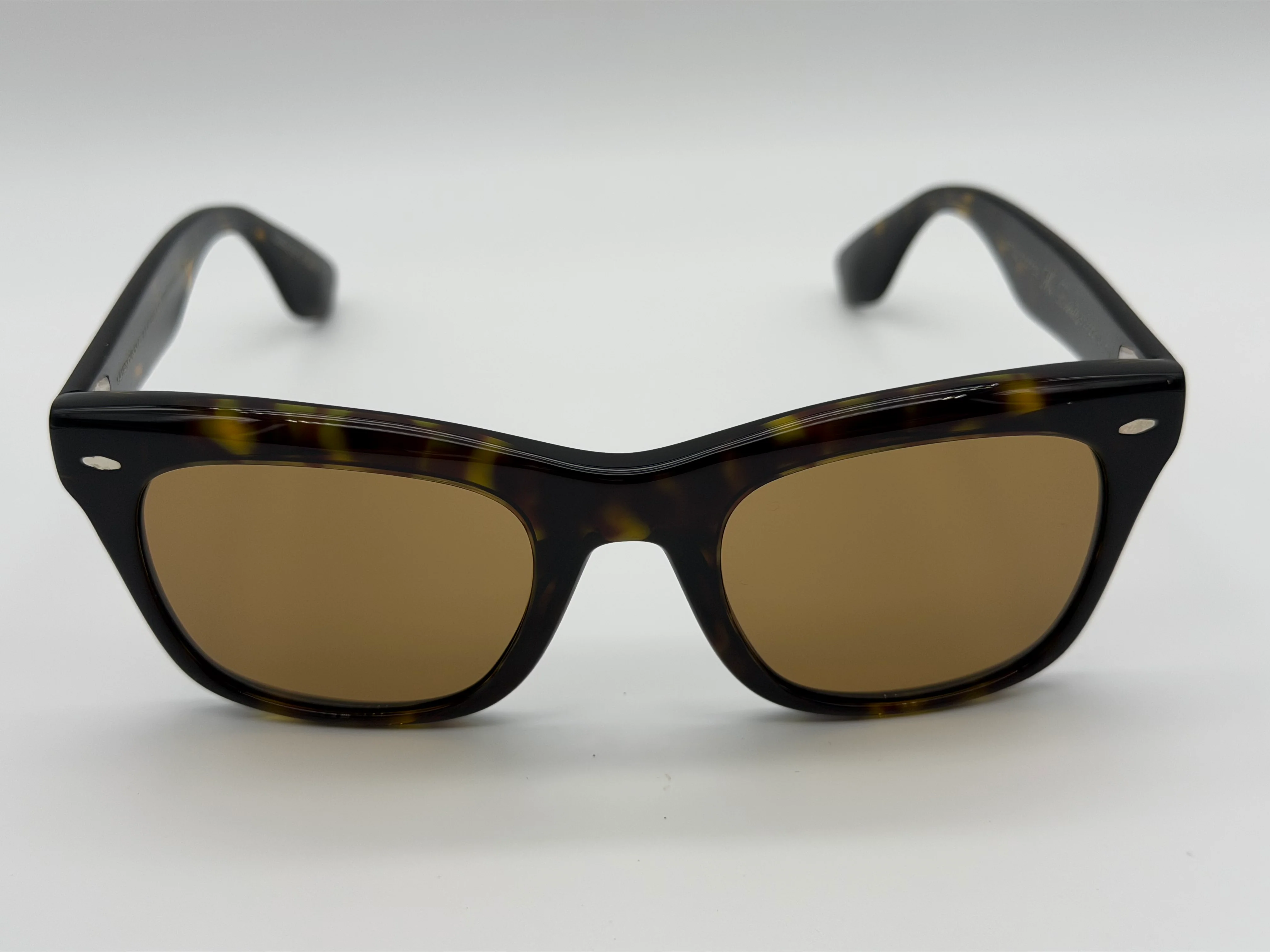 Oliver Peoples x Brunello Cucinelli Mr. Brunello 50mm OV 5497 SU Tortoise / Brown Glass 100953 Itlay Preowned - Image 4