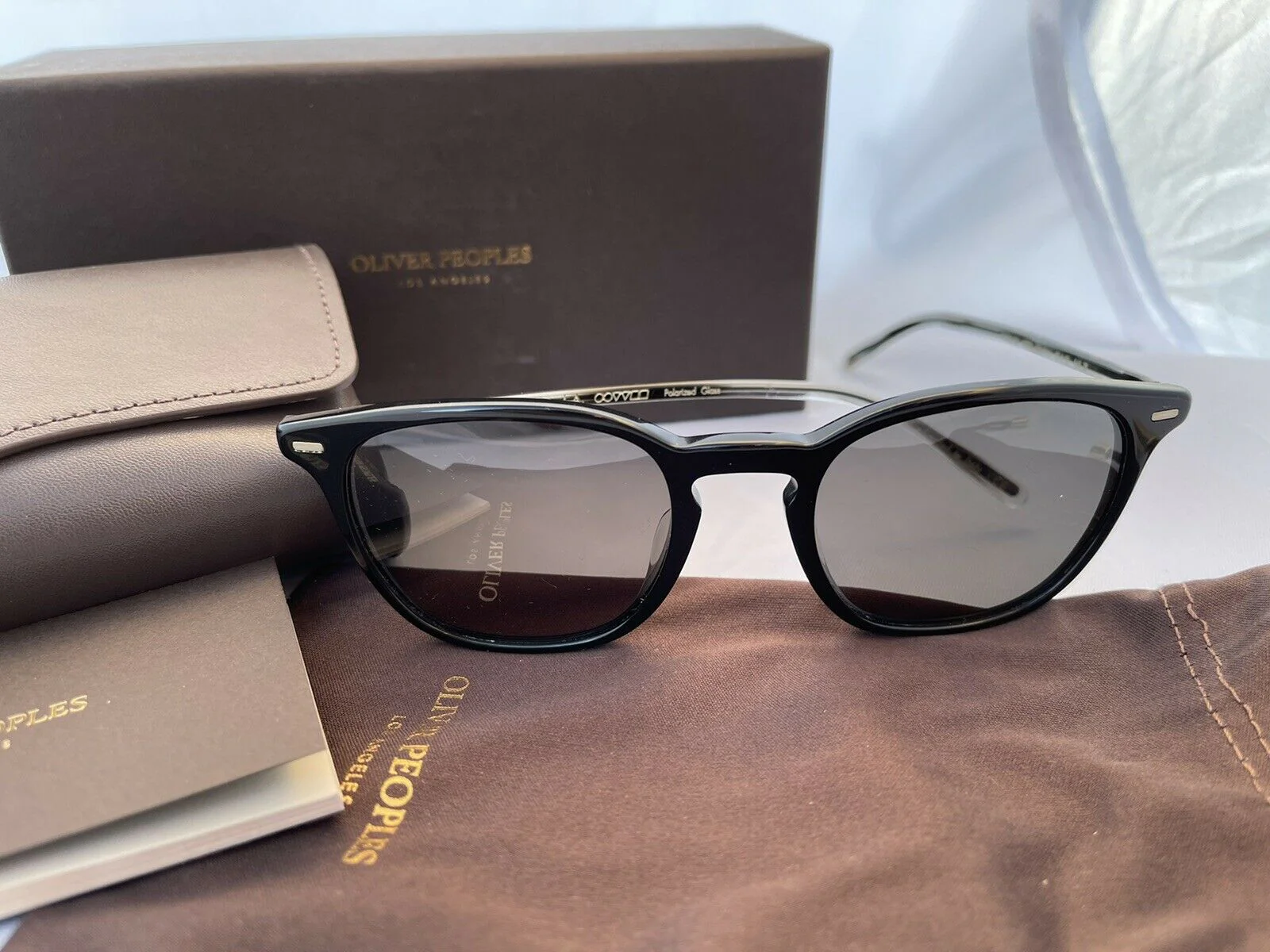 Oliver Peoples Heaton OV5364SU 1005K8 51mm Black / Dark Grey Polarized $492 MSRP - Image 8