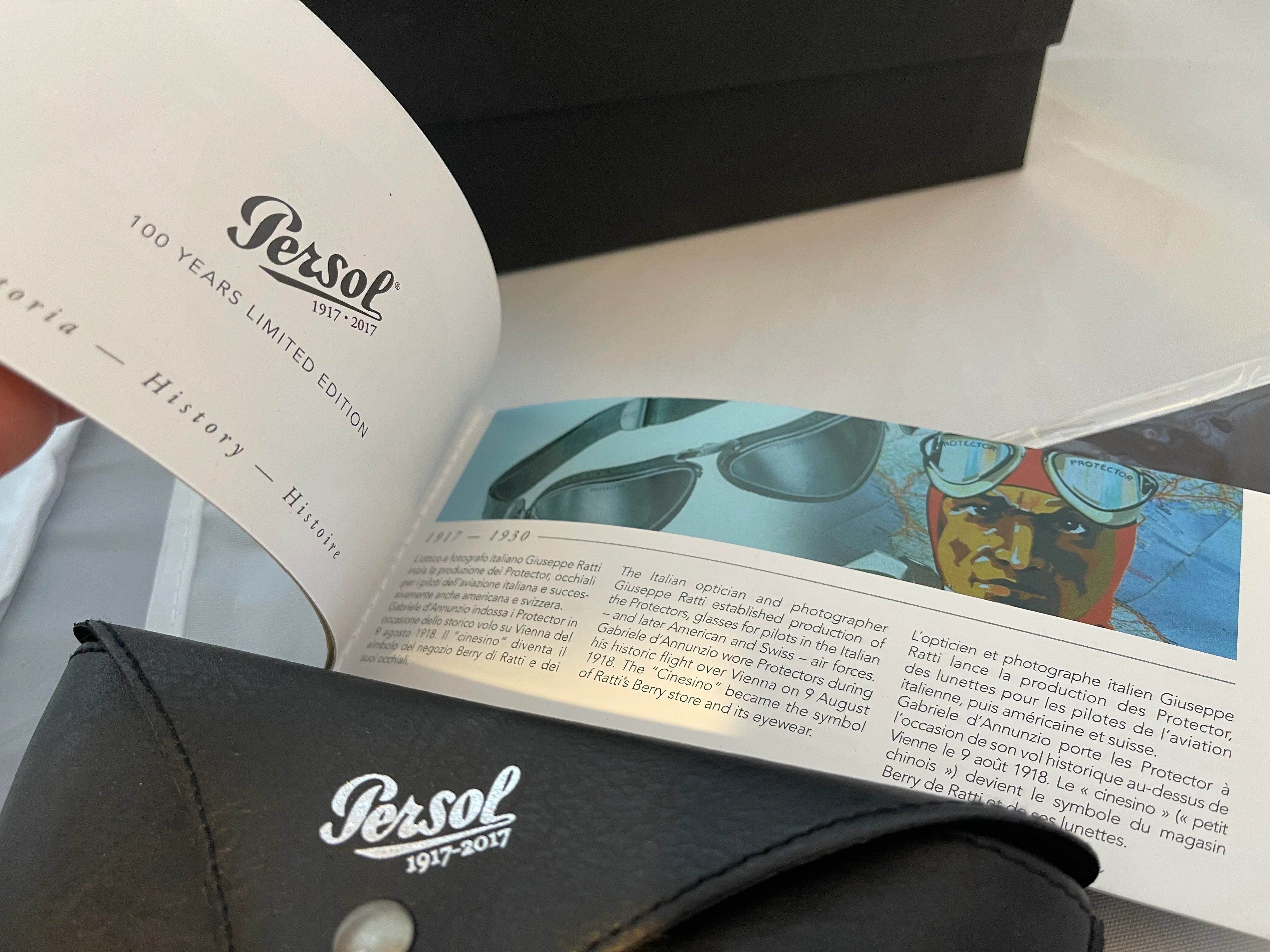 Persol 100 Years Limited Edition PO6649 1917-2017 Made In Italy 55mm - Image 5